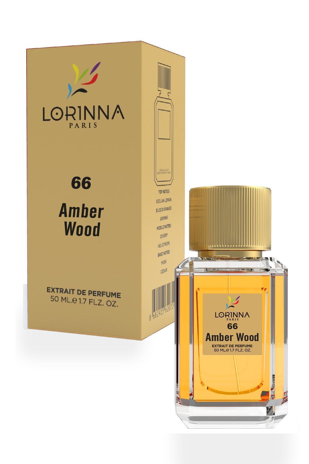 Lorinna Paris Amber Wood 50 ml Edp Unisex Parfüm