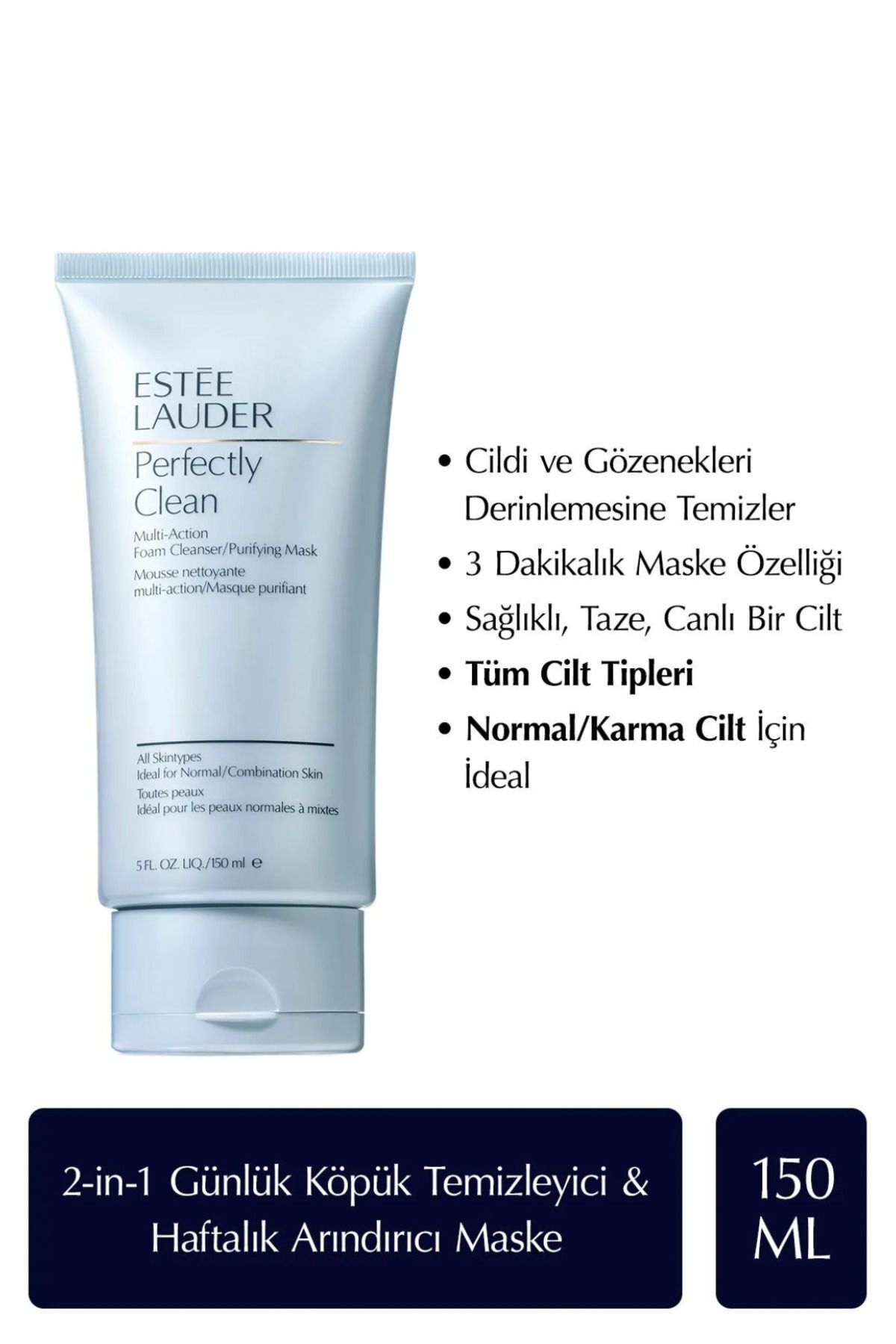 Estee Lauder Normal Ve Karma Ciltler İçin Köpük Temizleyici Foam Cleanser 27131987840