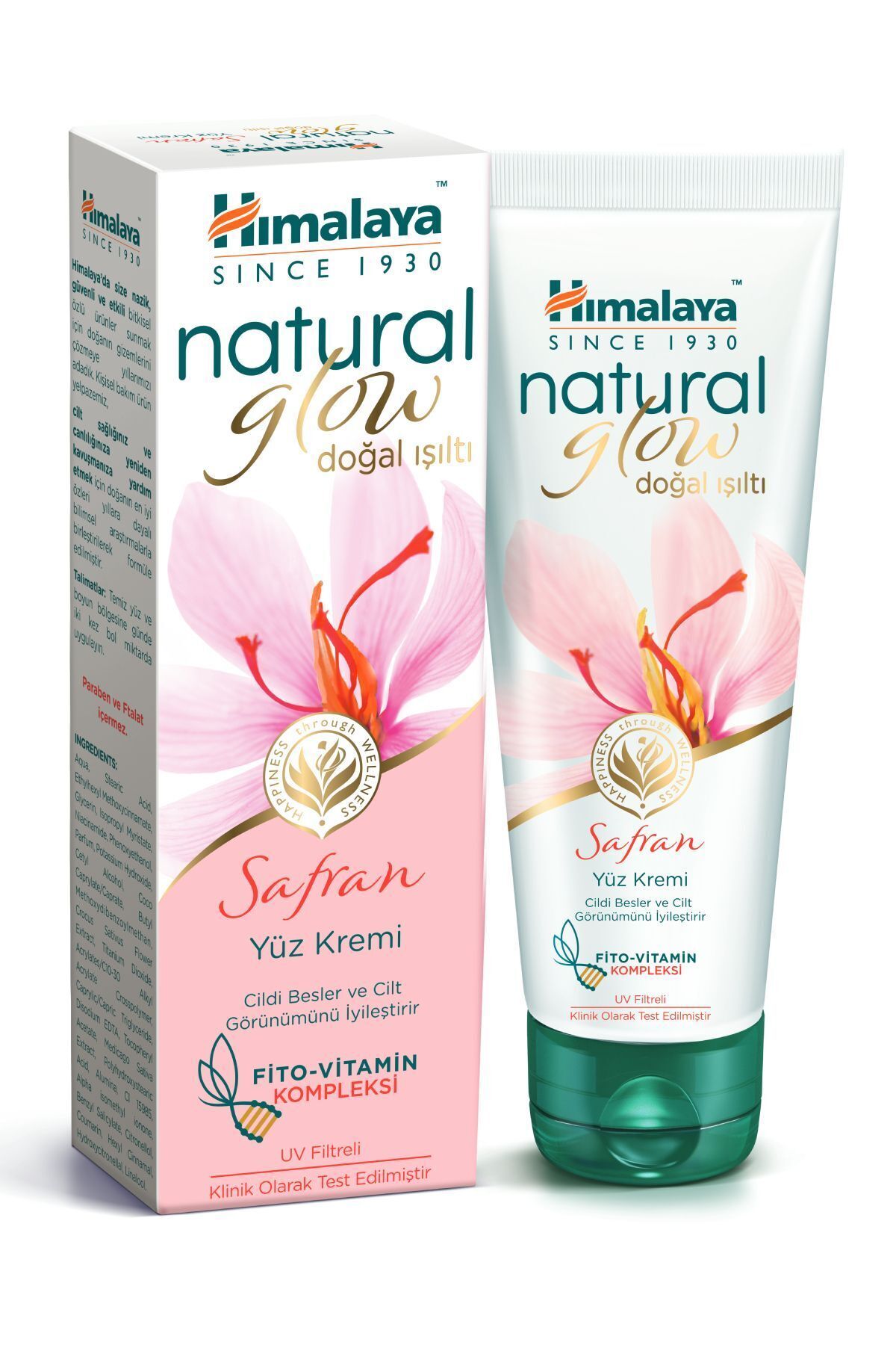 Himalaya Since 1930 Natural Glow Doğal Işıltı Yüz Kremi 50 gr, Safran, Niacinamide, Fito-Vitamin Kompleksi