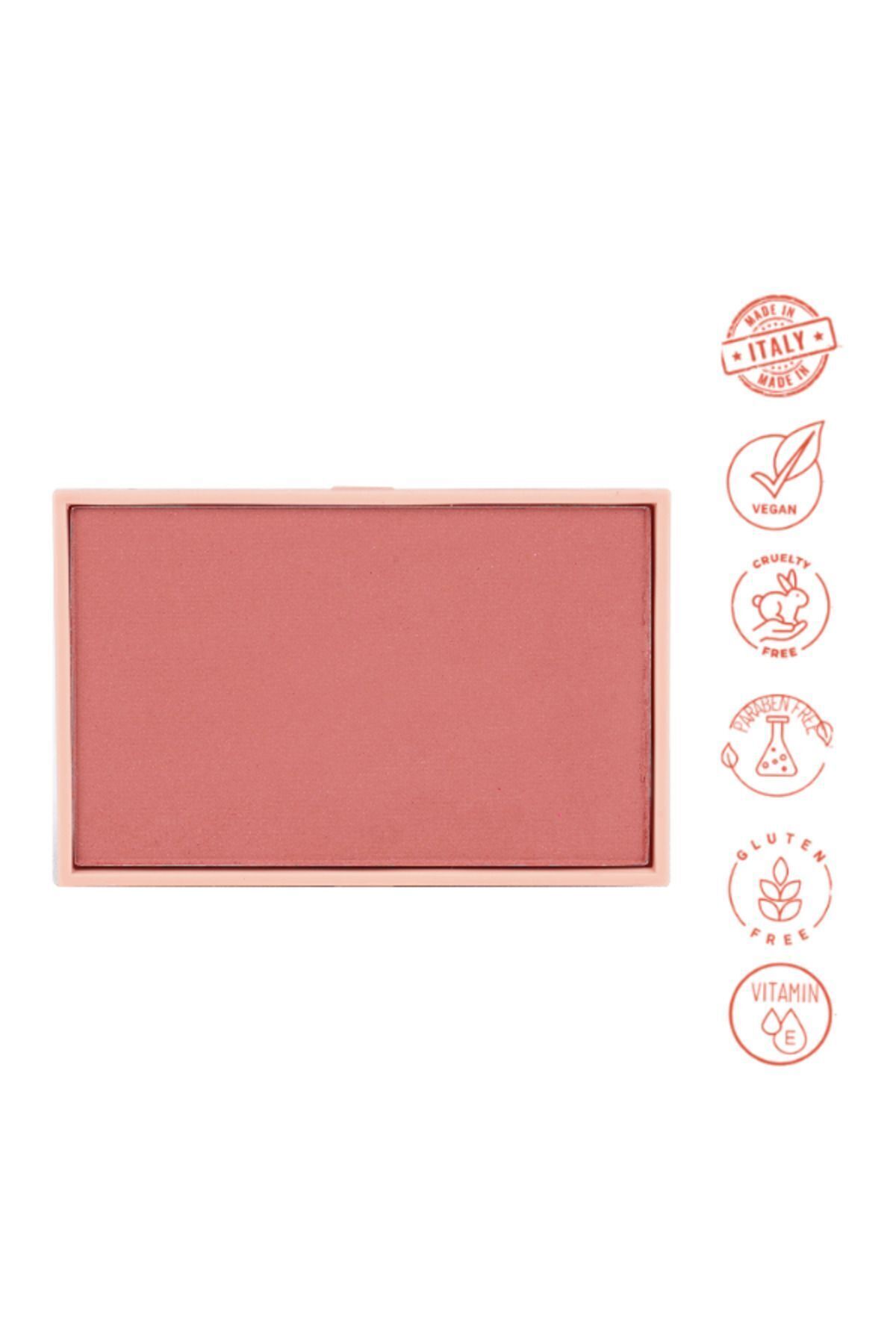 Dora Joy Yedek / Refill Mat Toz Allık 05 Dusty Rose Powder Blush Vegan E Vitaminli