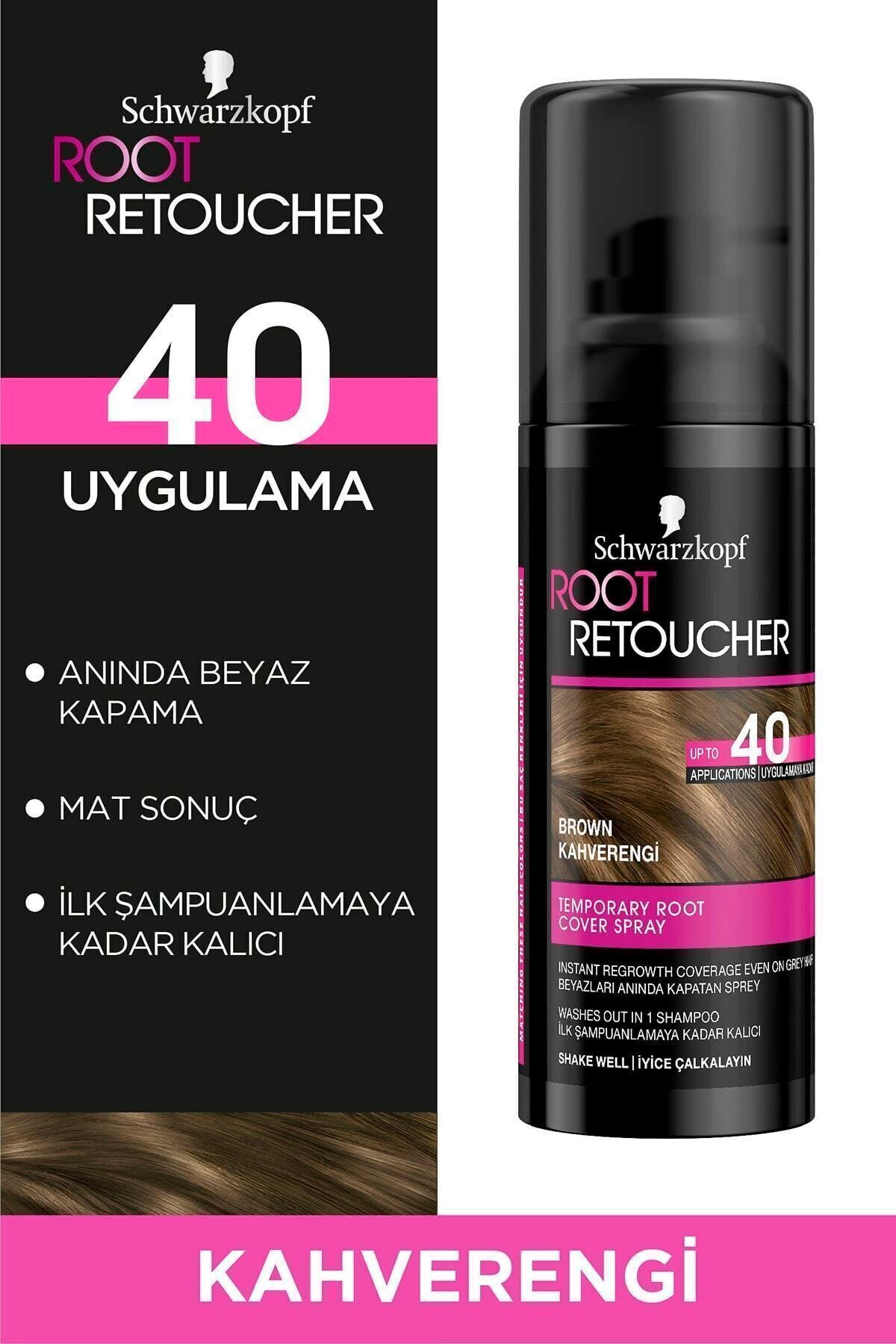 Schwarzkopf Beyazları Anında Kapatan Sprey Boya Kahverengi 120 ml