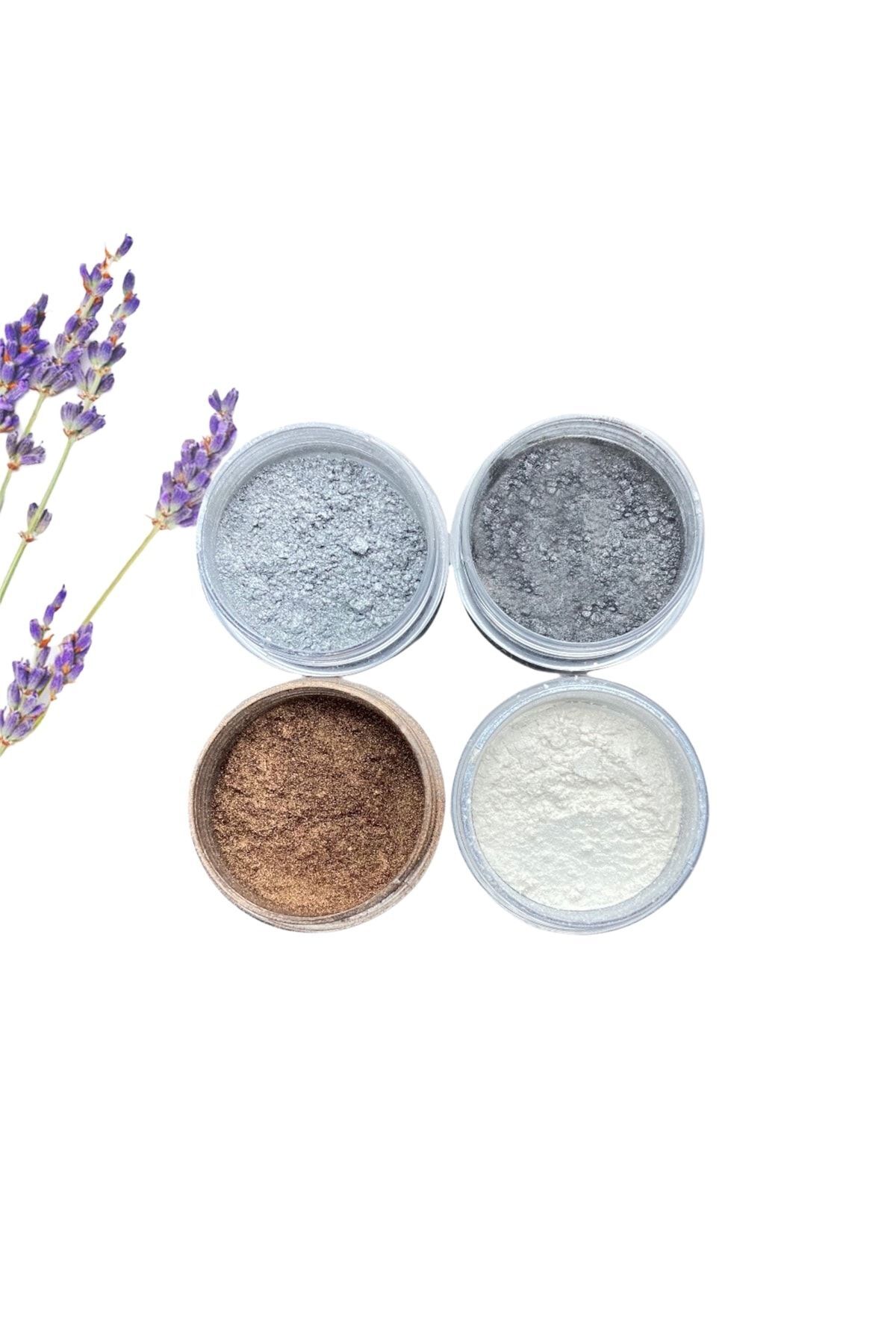 epoksi kalıp cank Reçine Sedef Toz Pigment Boya Seti 4x10ml/ Şeffaf Epoksi Reçine Pigment Seti Oje Tırnak