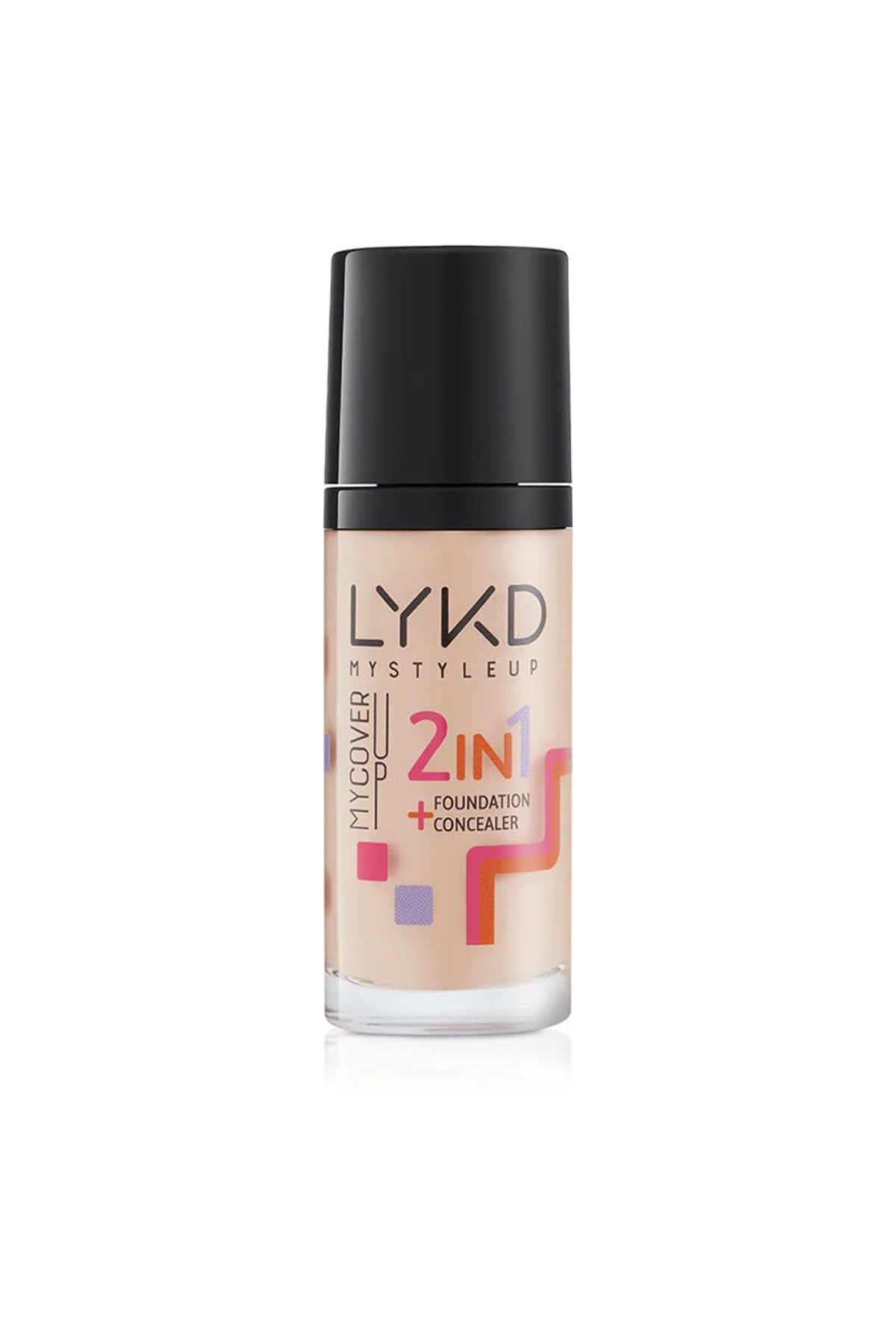 lykd 2 in 1 Fondöten 136 Warm Sand