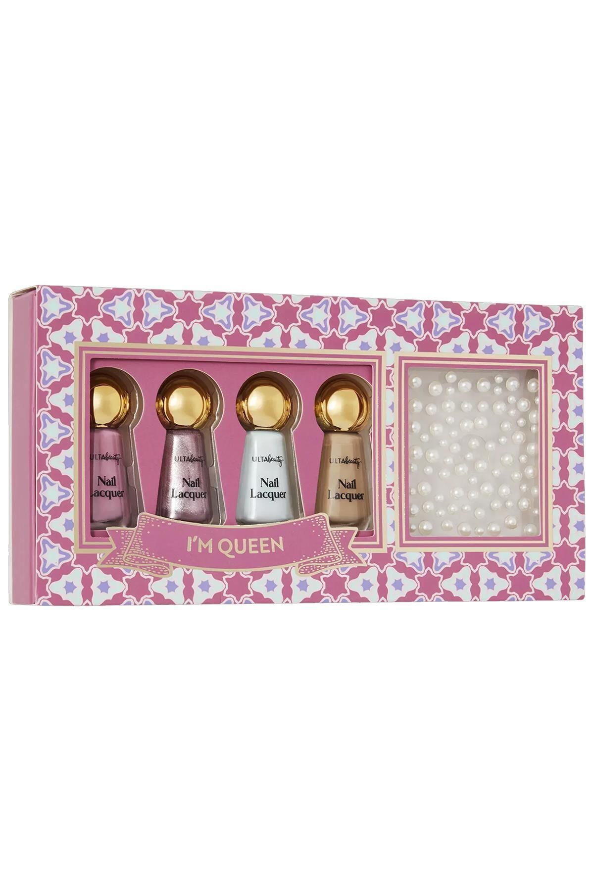 Ulta Beauty Renkli Tırnak Cilası ve İnci Tırnak Taşları Seti