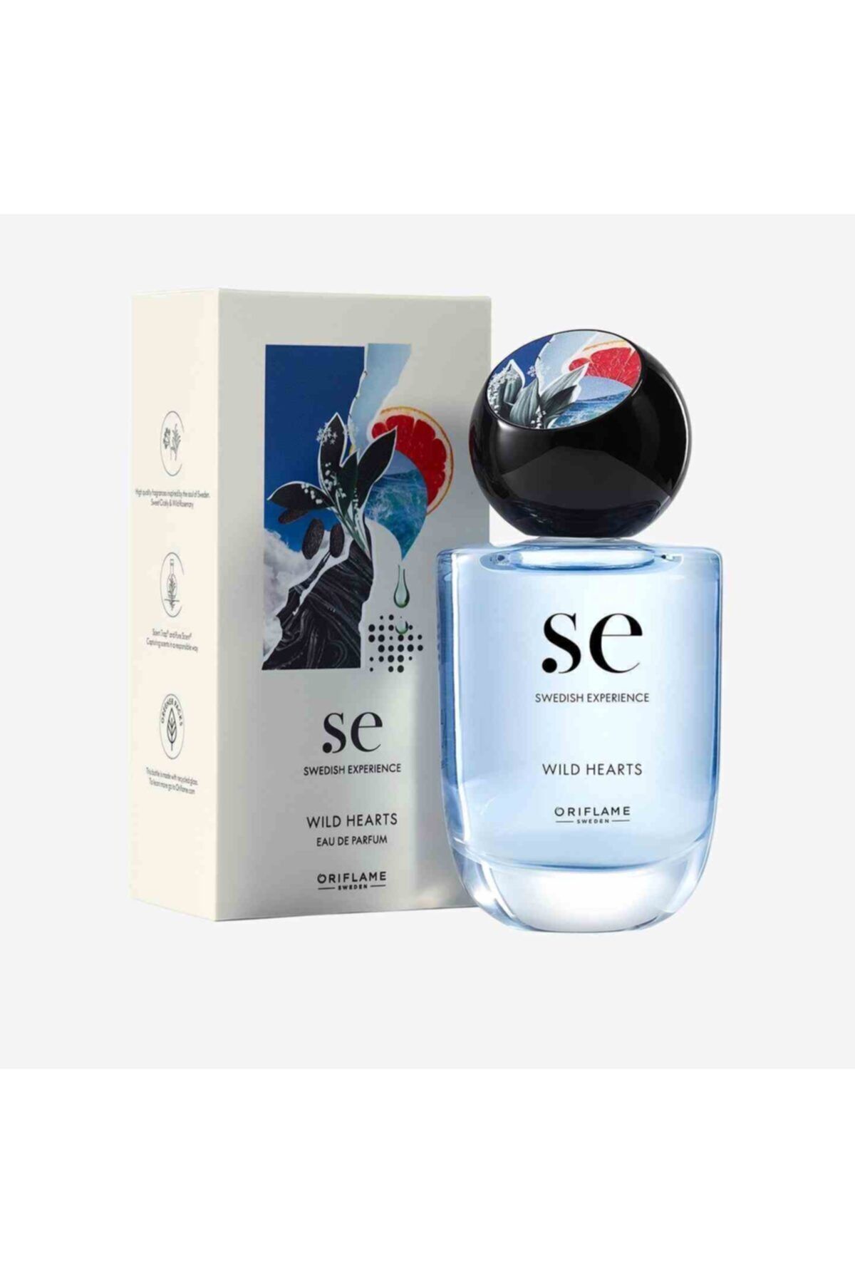 Oriflame Se Swedish Experience Wild Hearts 50ml Blue Parfüm (%100 ORJİNAL,BARKOTLU ÜRÜN)
