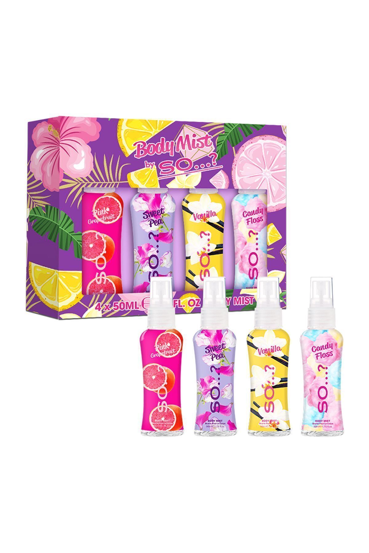 So...? So Body Mist By So Mini Mist Hediye Seti (4X50ML) 588132