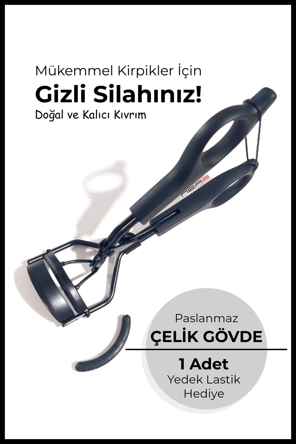 Nera Classy Kirpik Kıvırıcı Siyah - Pro Eyelash Curler Black