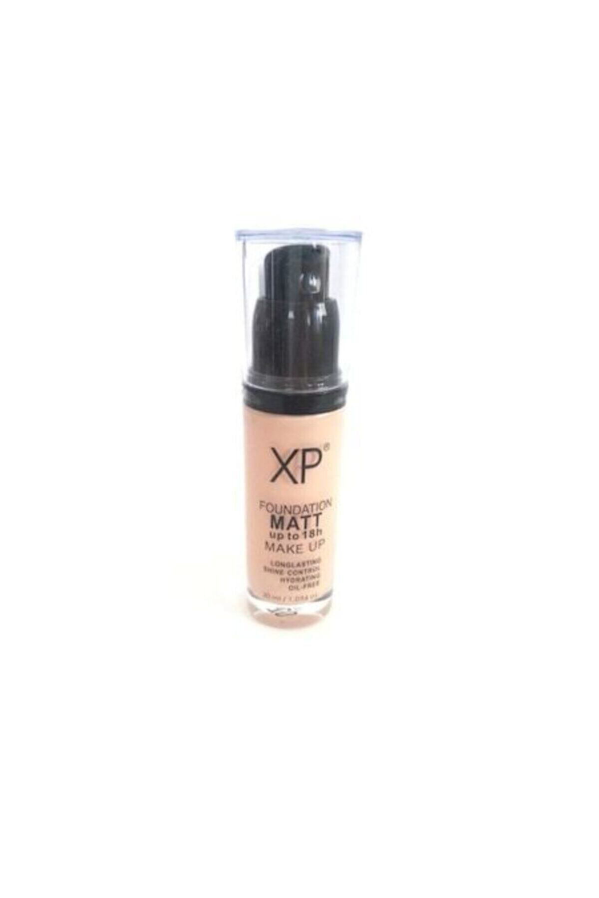 XP Makyaj Fondöten Foundation Matte Mat Cam Şişe 30 Ml 02 No