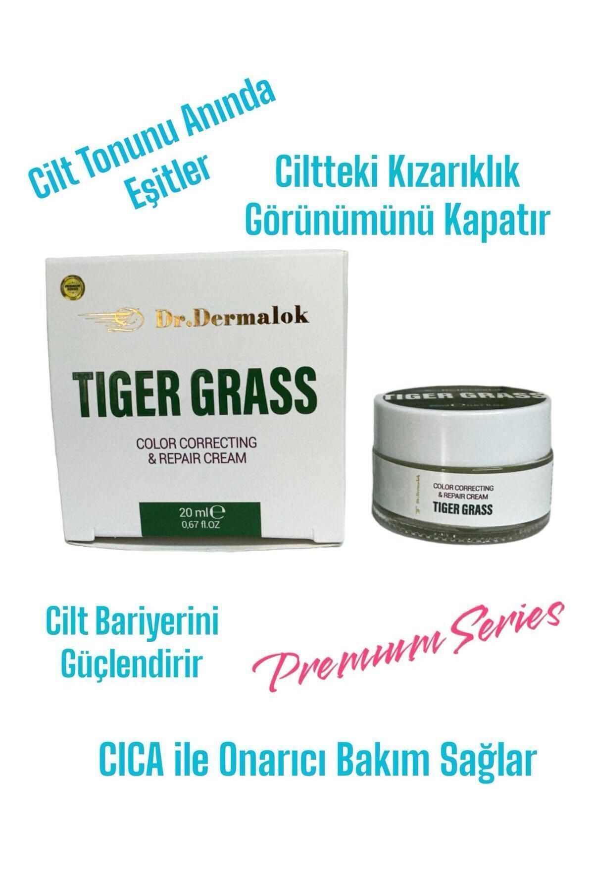 Dr.Dermalok TIGER GRASS Ton Eşitleyici Yoğun Onarıcı Yatıştırıcı Kızarıklık Karşıtı Premuım Series Yüz Kremi