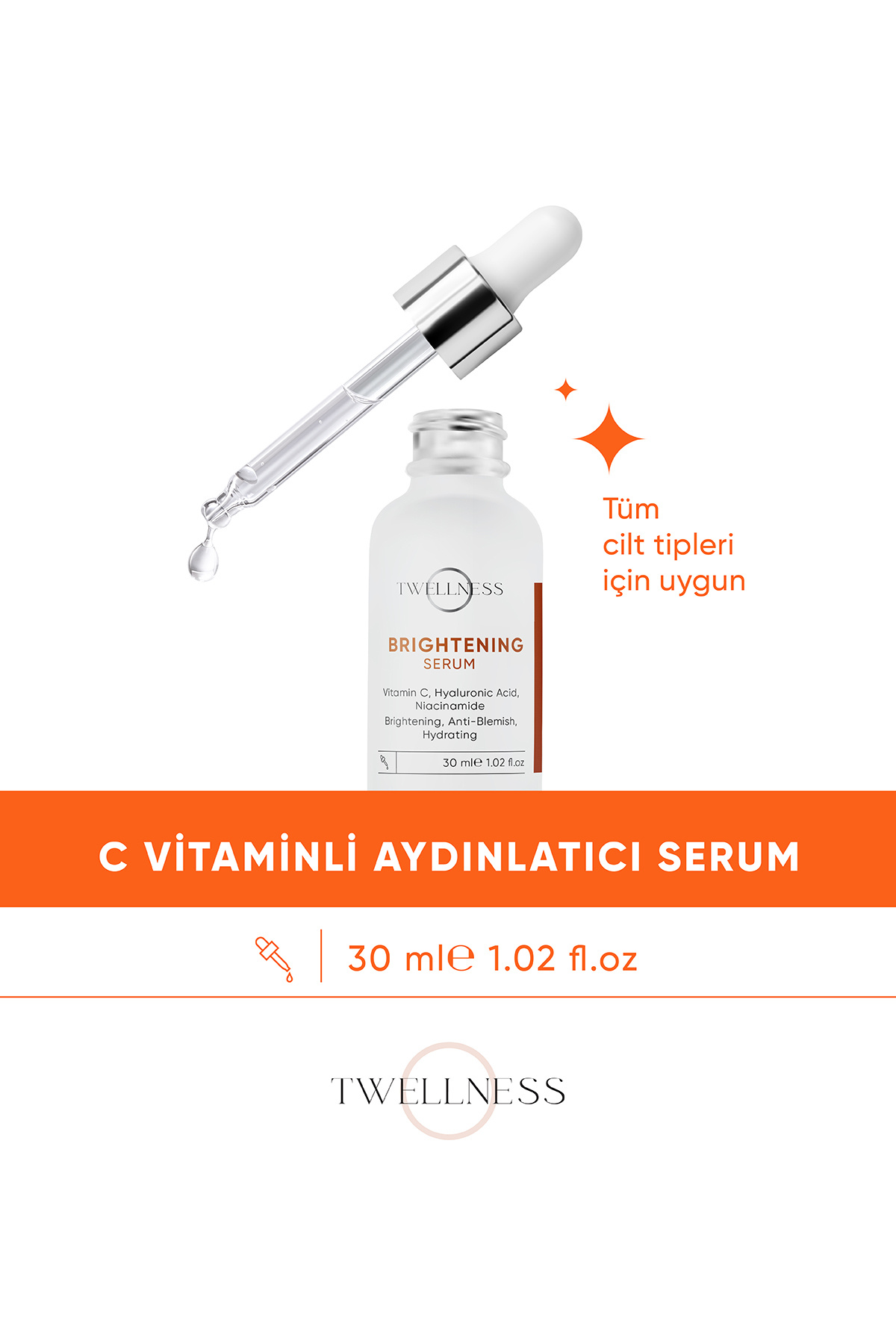 Twellness C Vitamini Aydınlatıcı Serum - 30 ml