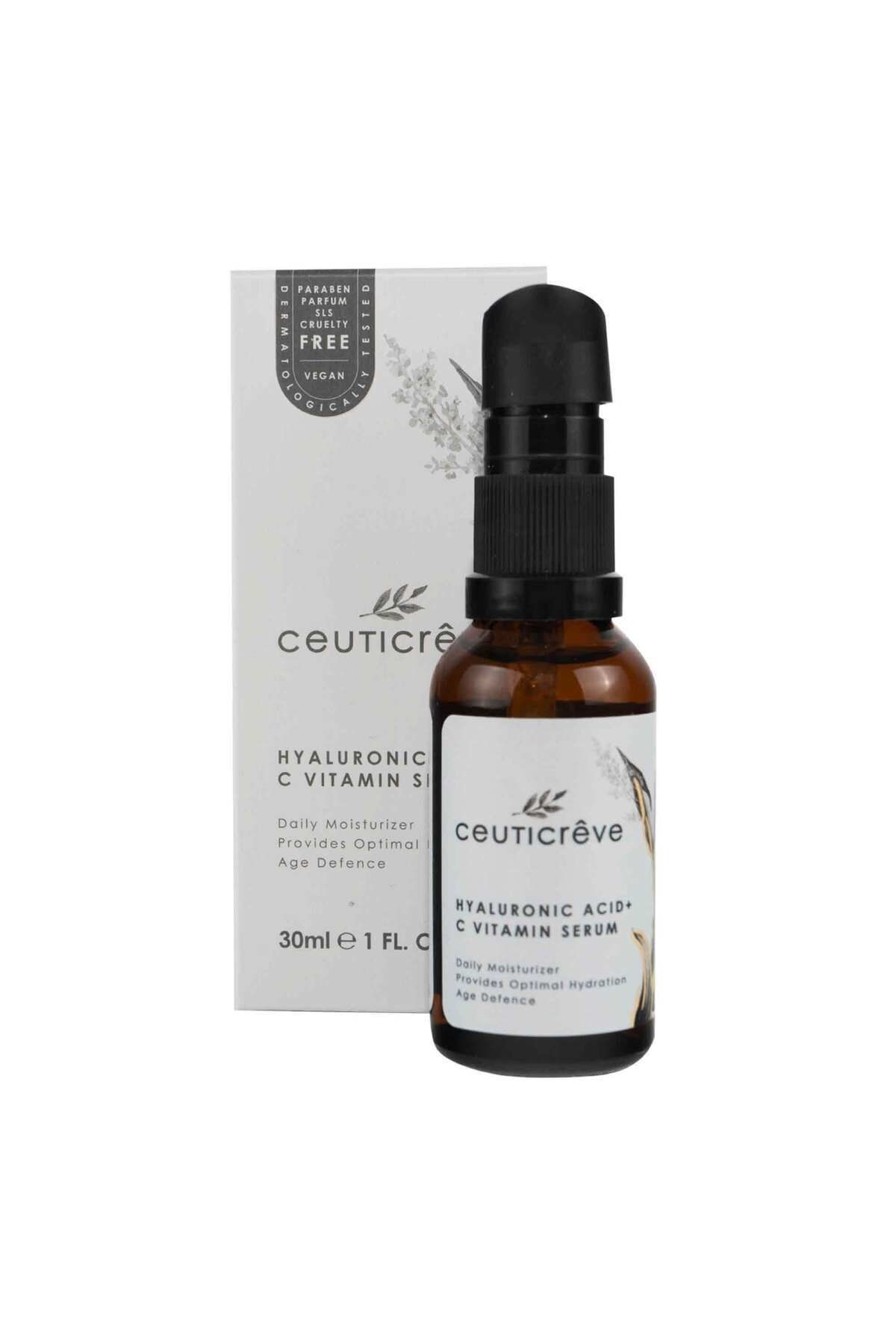 ceuticreve Nemlendirici C Vitaminli Serum Yoğun Formül - Hyaluronic Acid C Vitamin Serum 30 ml