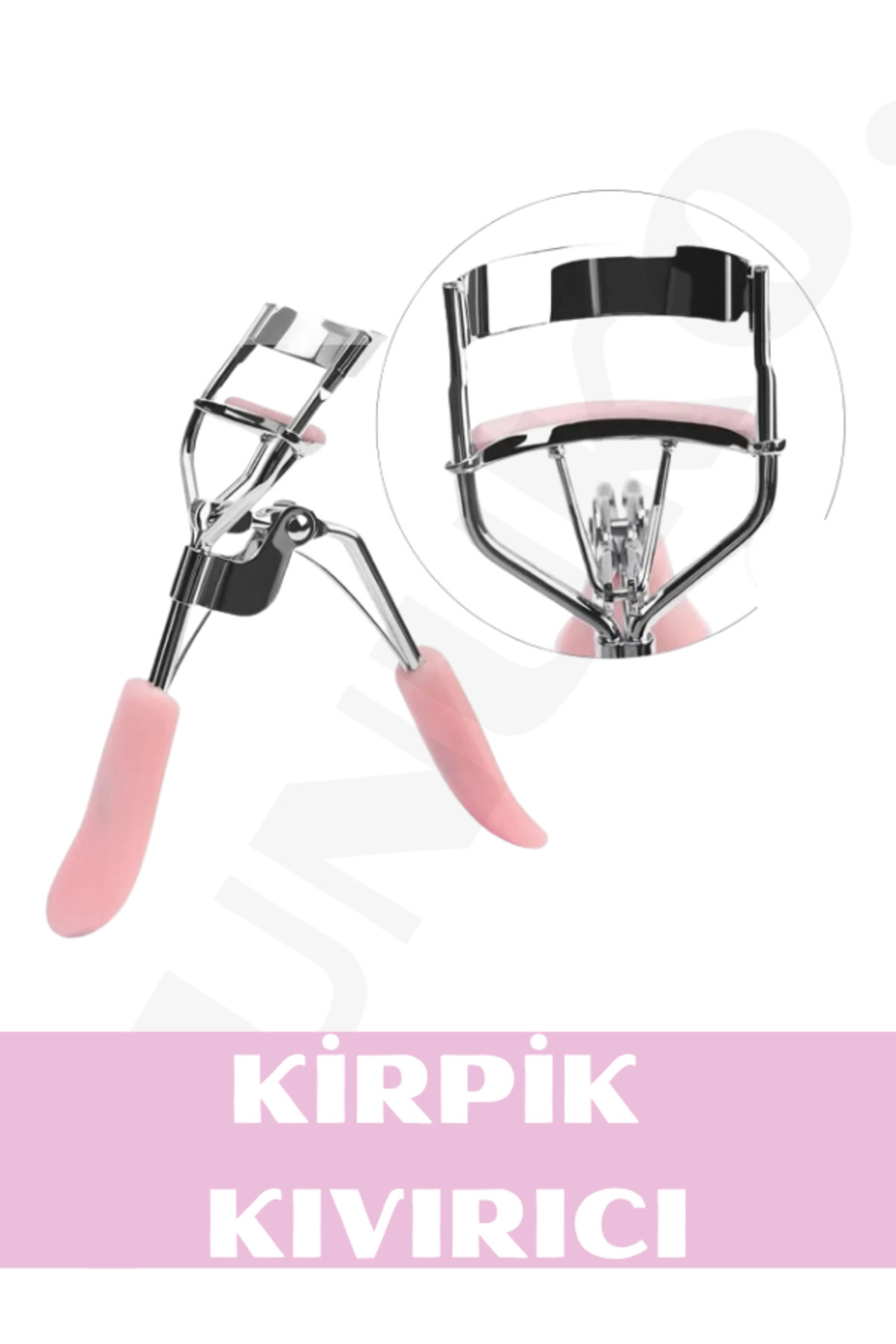 NUNUKO Kirpik Kıvırıcı - Kirpik Kıvırma Makinası (Yedek Lastik Dahil)