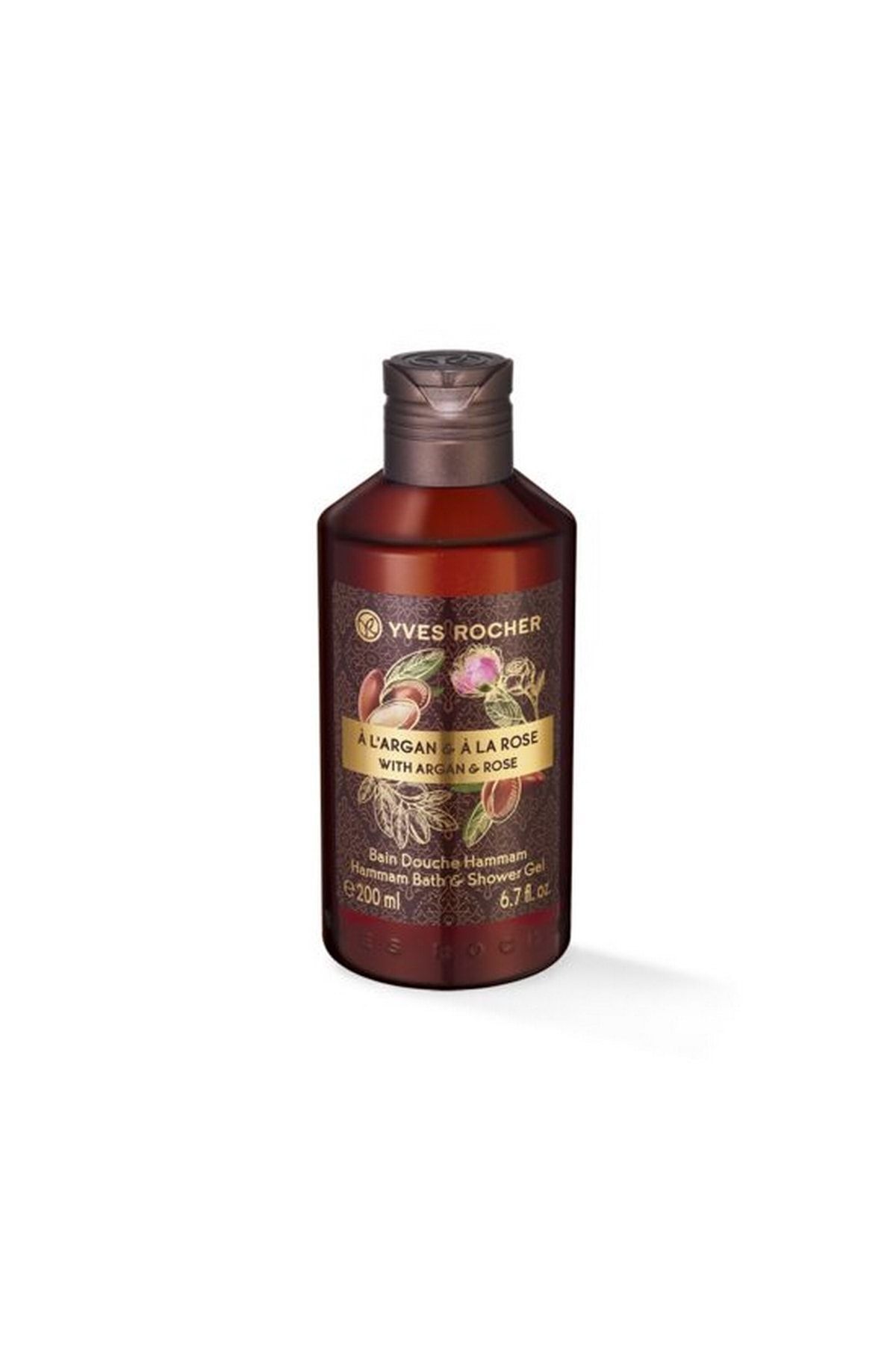 Yves Rocher Argan Ve Gül - Duş Jeli - 200ml Argan Yağı Ve Gülün Kokusuyla Eşsiz Bir Banyo Keyfi... 200 Ml