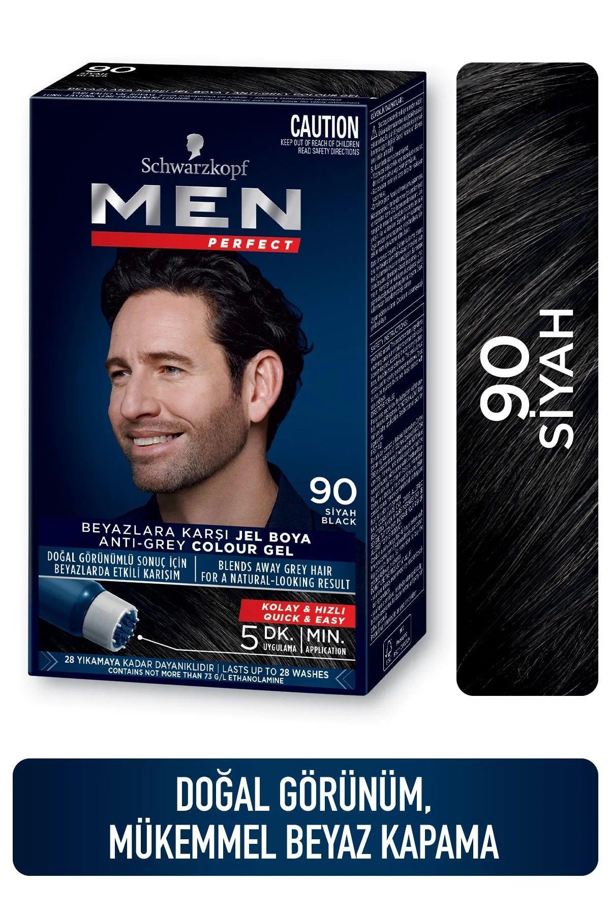 Schwarzkopf Men Perfect 90 Siyah Erkeklere Özel Saç Boyası