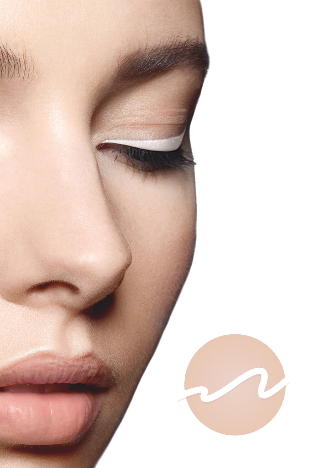 Roesıa Rose Cosmetics Miss Demi Profesyonel Eyeliner - Beyaz