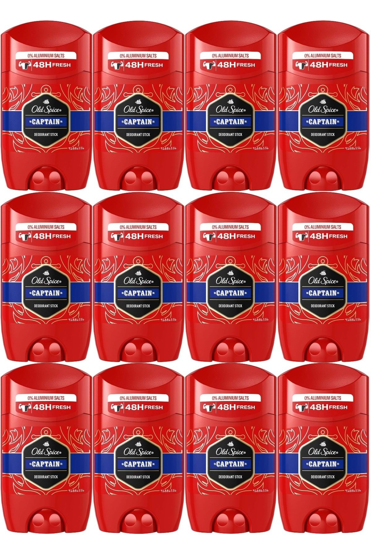 Old Spice Captain Stick Roll-on Men/erkek Deodorant 50ml (12 Lİ SET)