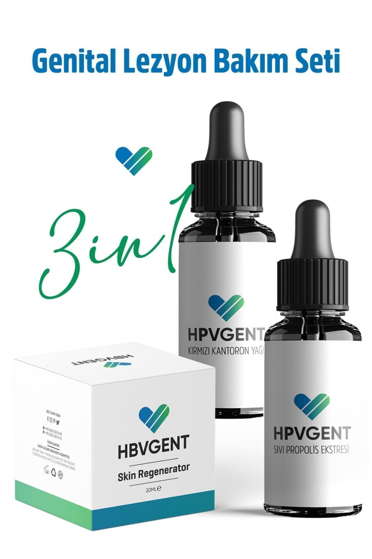 Hpvgent Genital Lezyon Bakım Seti (siğil Kremi)