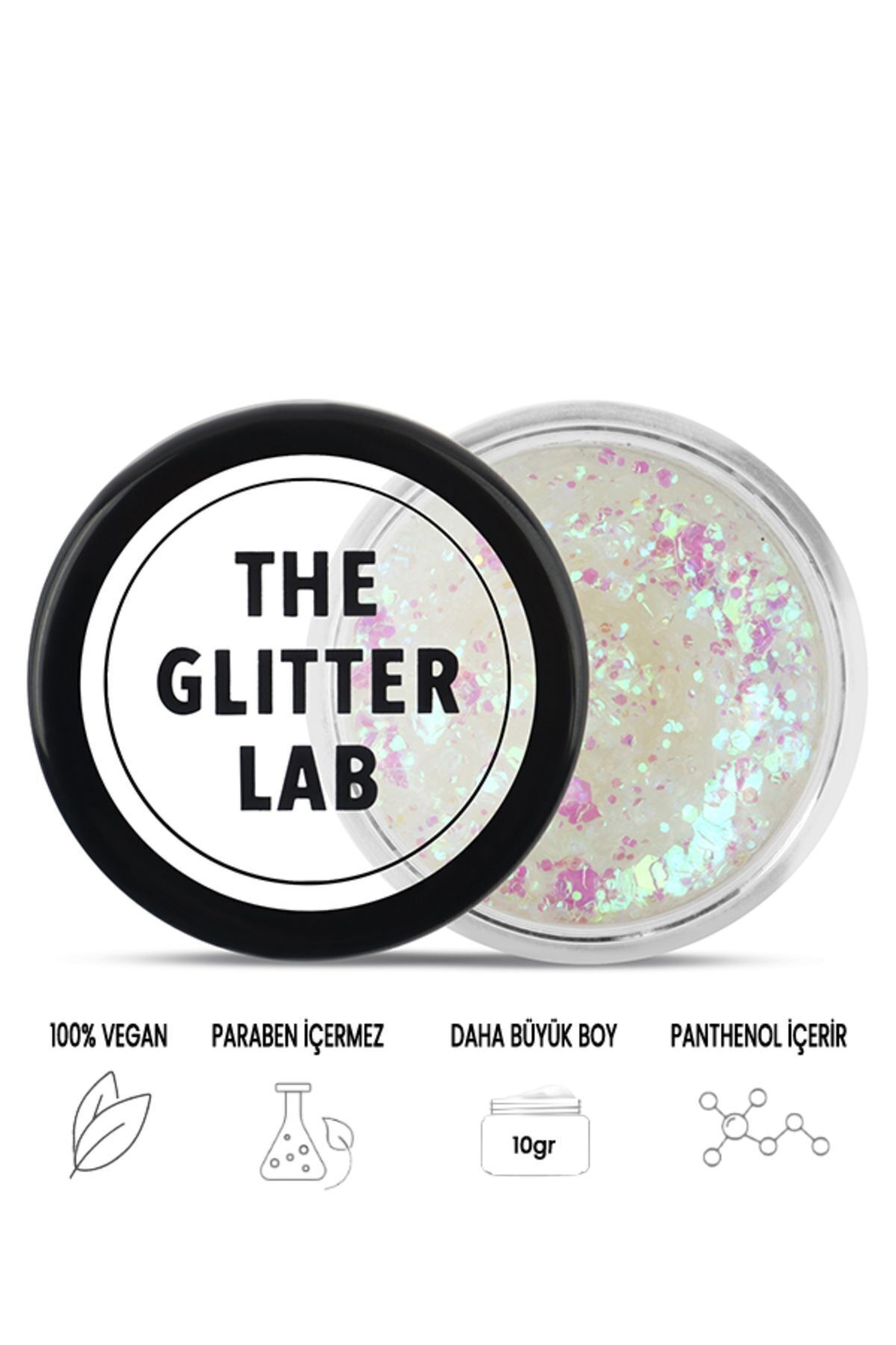 The Glitter Lab Jel Formlu Parlak Glitter - Ballet Slipper