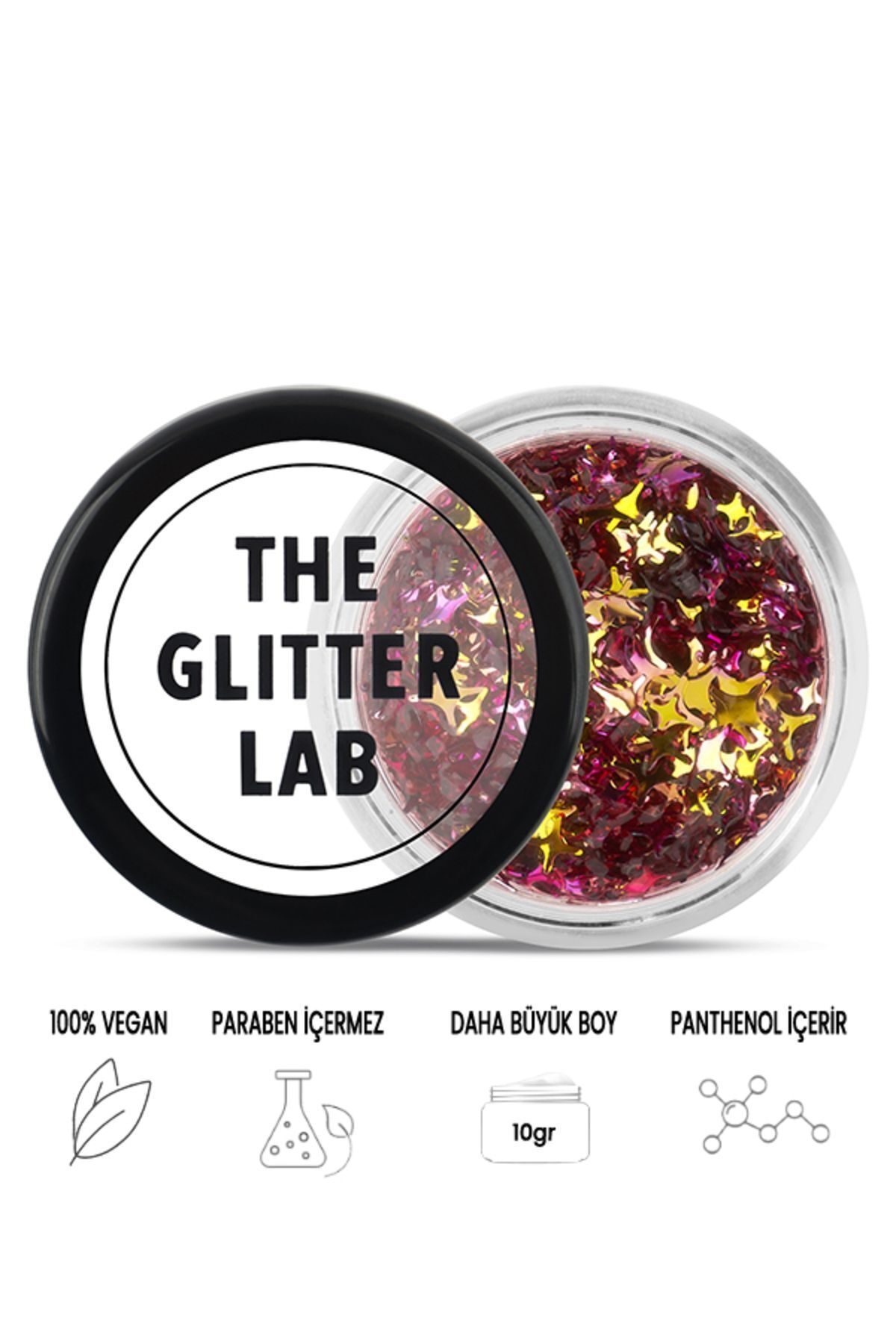 The Glitter Lab Jel Formlu Parlak Glitter - Chameleon Space