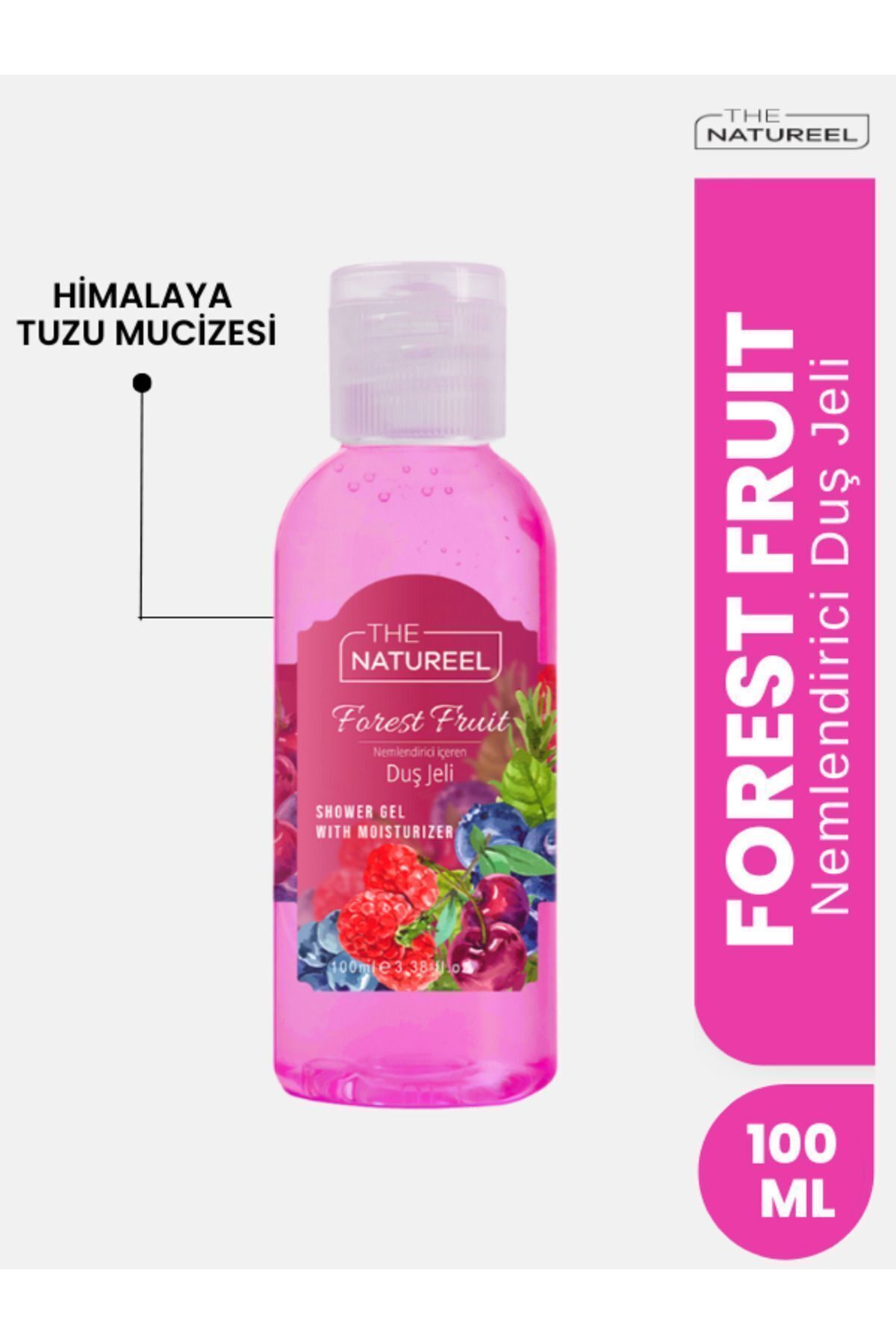 The Natureel Himalaya Tuzu Nemlendirici Banyo Ve Duş Jeli Orman Meyveli 100 ml VA051