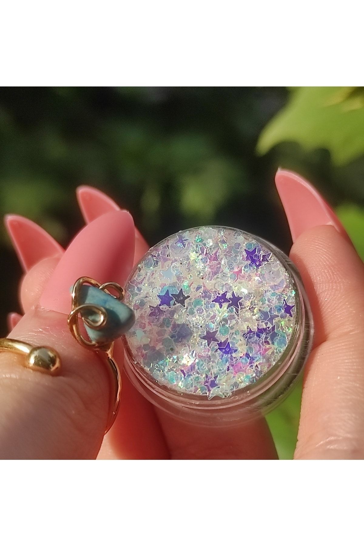 hbtasarim Beyaz Jel Glitter Far Yıldızlı Yansımalı Yüz Ve Vücut Simi-magic Box Alice Parlak Glitter