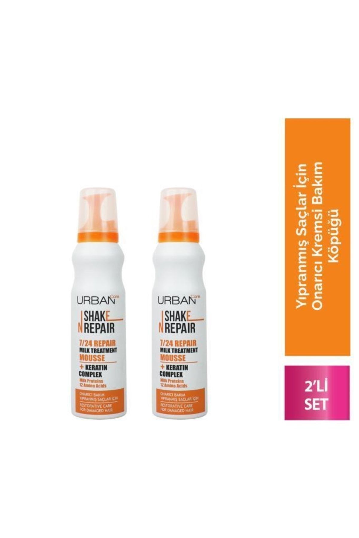 Urban Care Shake N Repair Onarıcı Saç Bakım Köpüğü 2'li Avantajlı Paket