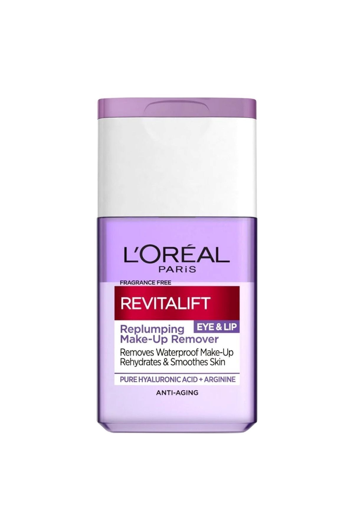 L'Oreal Paris Revitalift Filler Hyaluronik Asit Çift Fazlı Göz Ve Dudak Makyaj Temizleyicisi 125ml