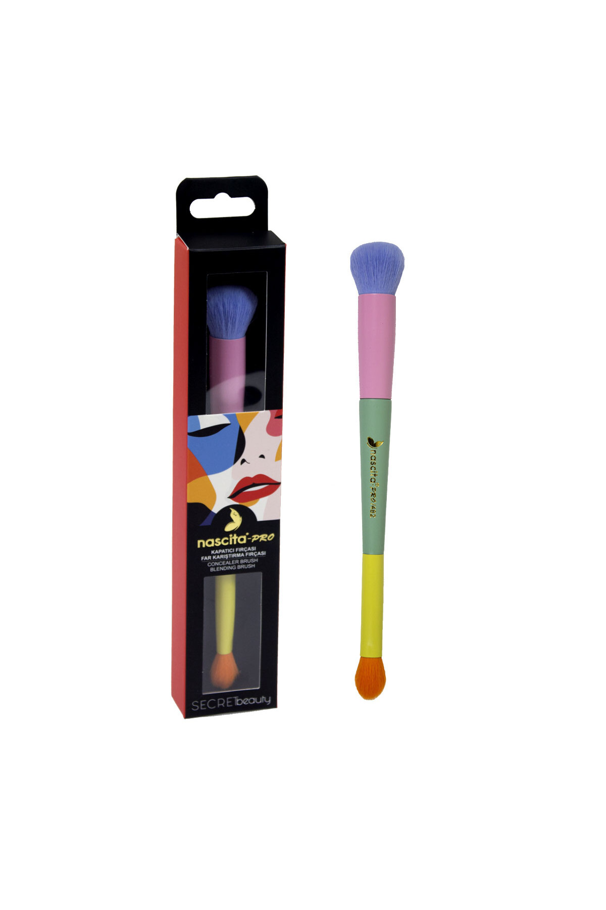 nascita Secret Beauty Kapatici ve Far Karıştırma Firçası - 482