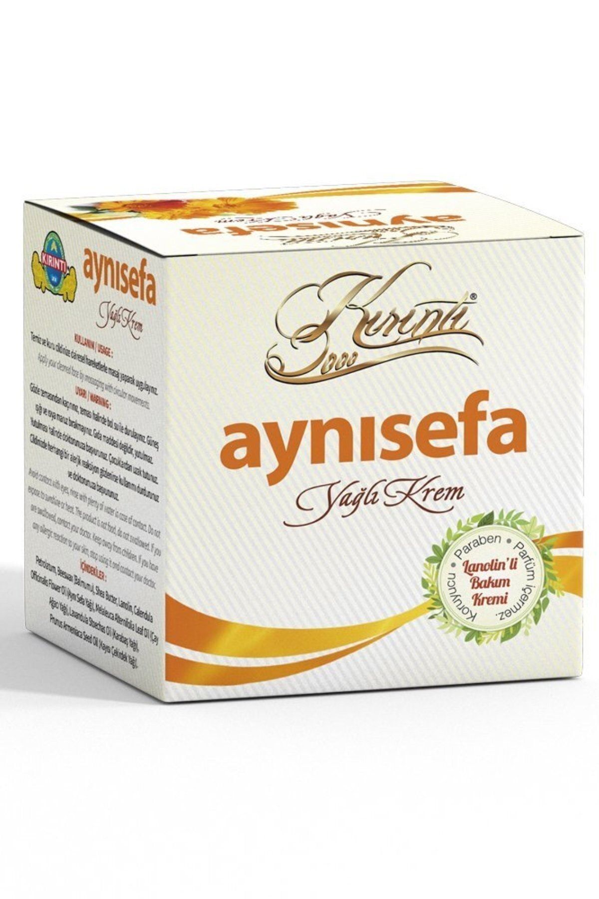 KIRINTI 2000 Aynısefa Kremi (lanolinli) 43 G.