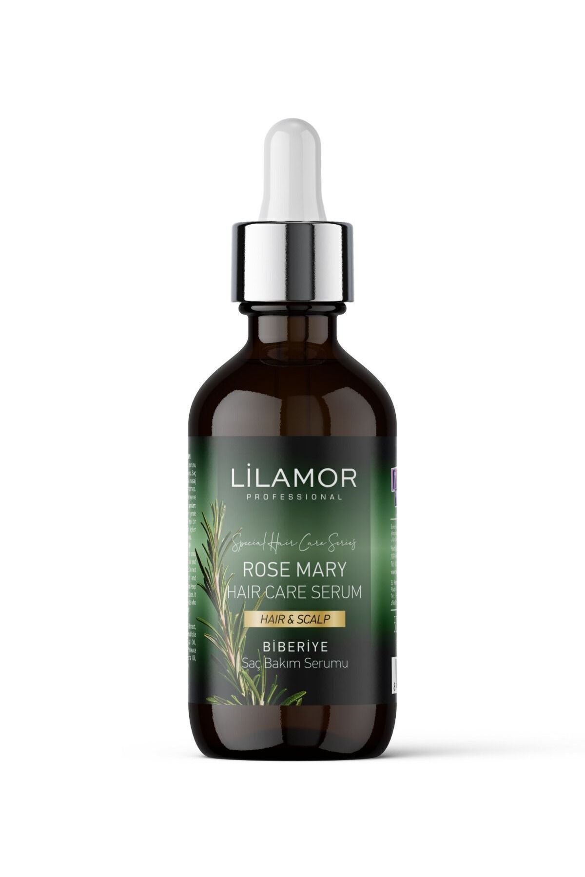 Lilamor Biberiye Yağı Saç Dökülmesi Ve Yıpranmış Saçlar Için Hızlı Uzamaya Yardımcı 50ml
