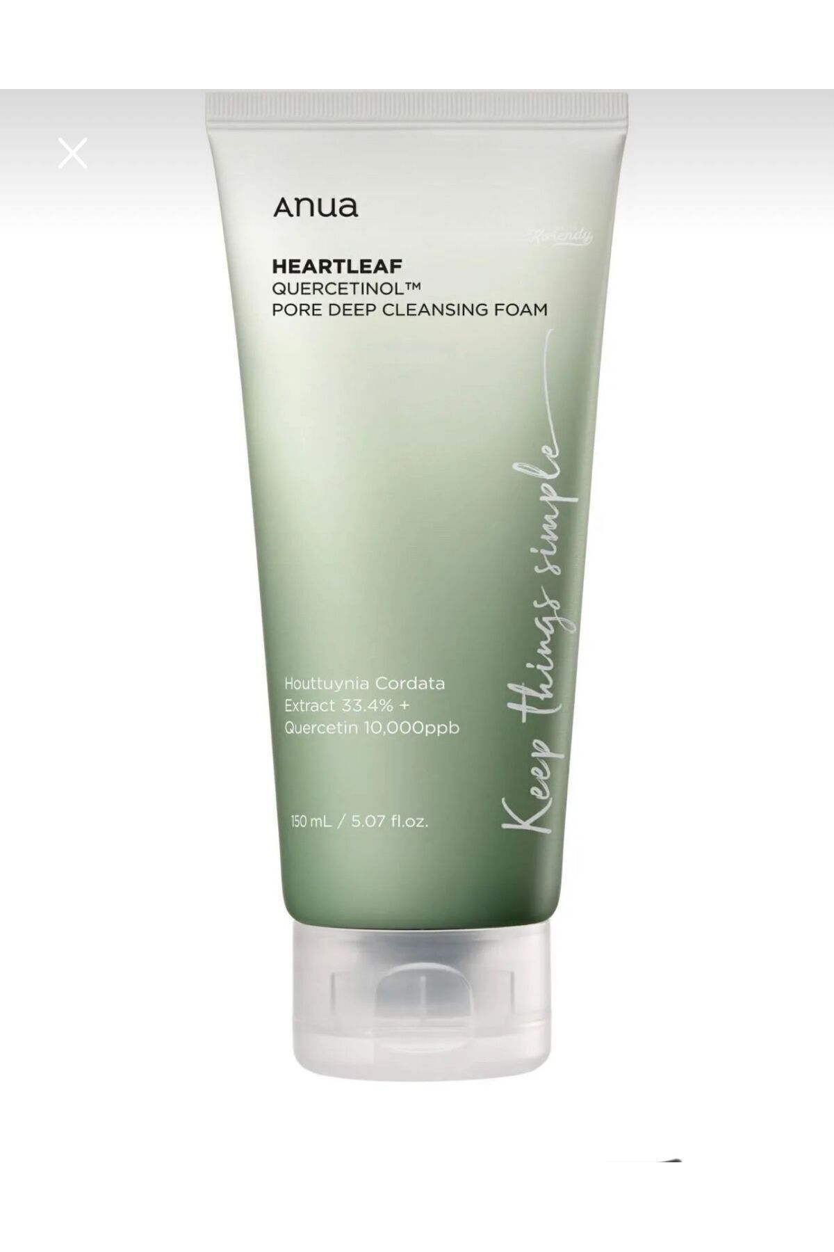 ANUA Heartleaf Geniş Gözenek Karşıtı Güçlü Arındırıcı Köpük Temizleyici ) 150 ml