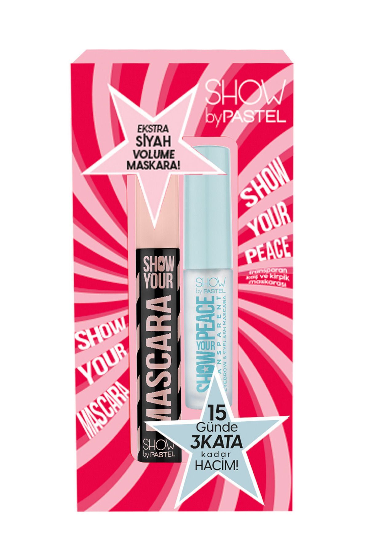Show by Pastel Show Your Mascara & Show Your Peace - Transparan Kaş Ve Kirpik Maskarası
