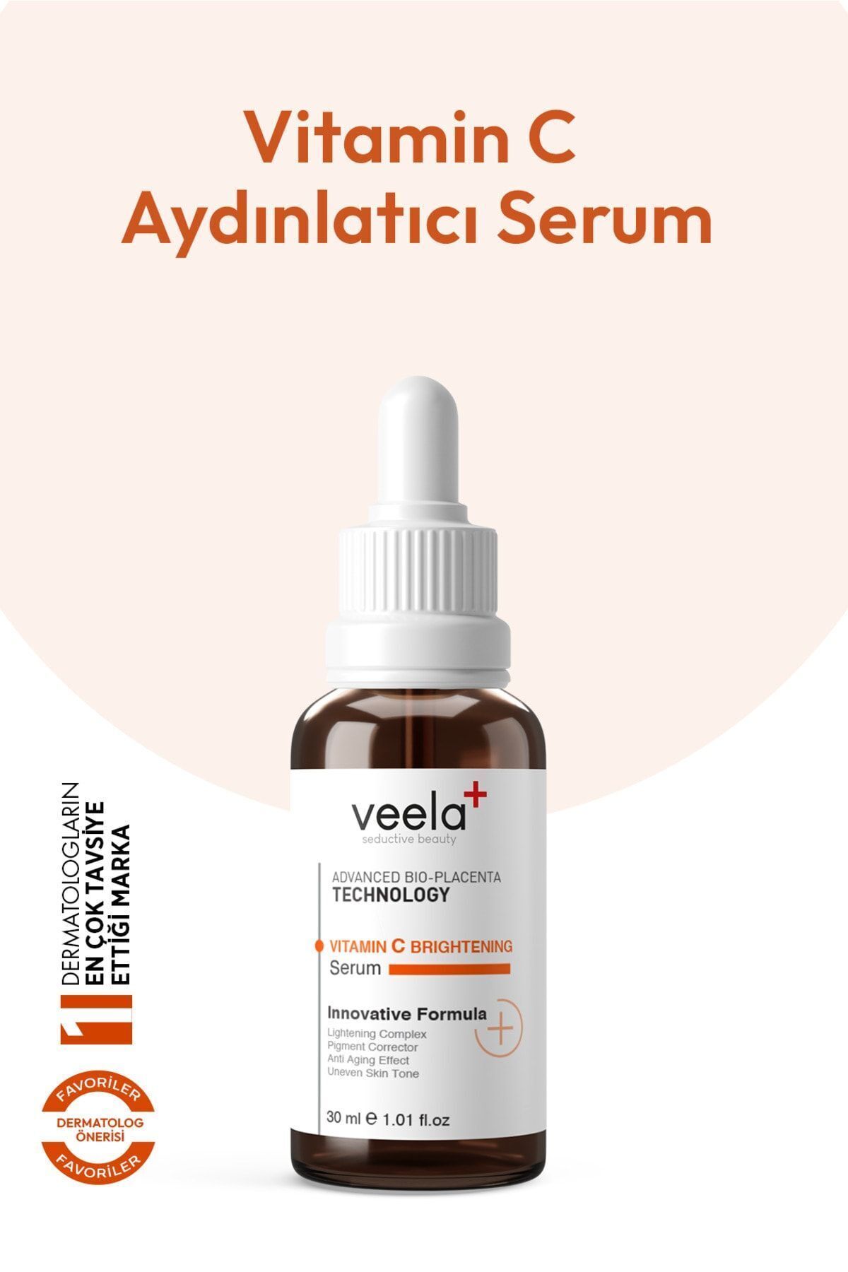VEELA Leke Önleyici Aydınlatıcı C Vitamini Serumu Vitamin C Brightening Serum