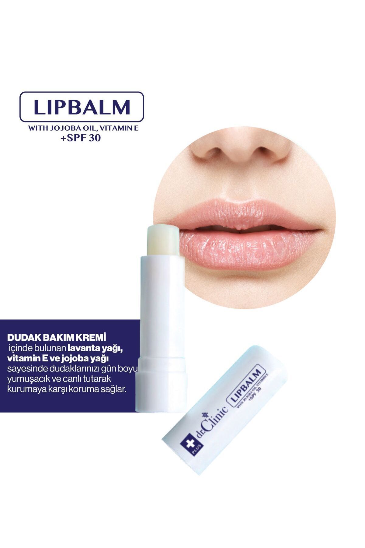 Dr. Clinic Lıp Balm Dudak Bakım Kremi Spf 30 4 Gr