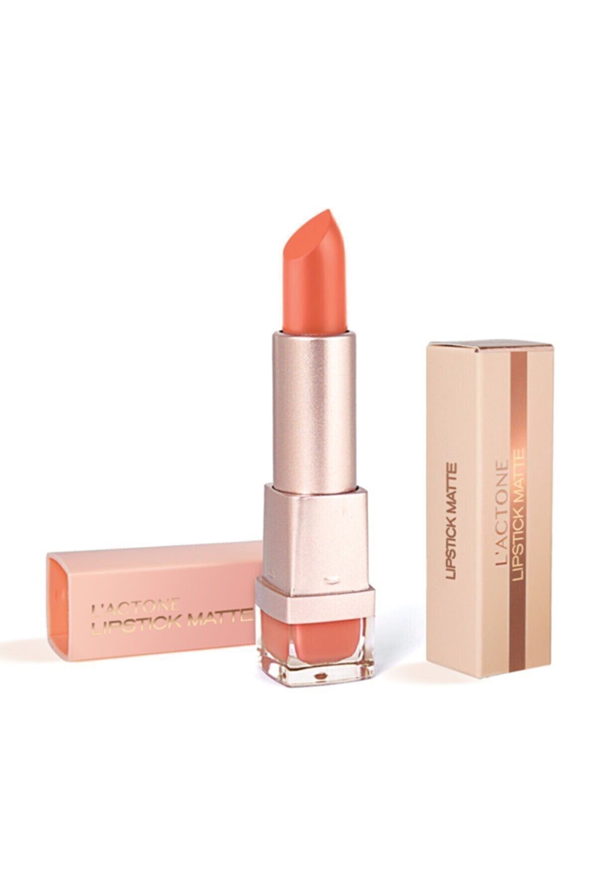 L'ACTONE Lipstick Matte Washington Wa-101 / Mat Ruj - 1 Adet Oje Hediyeli