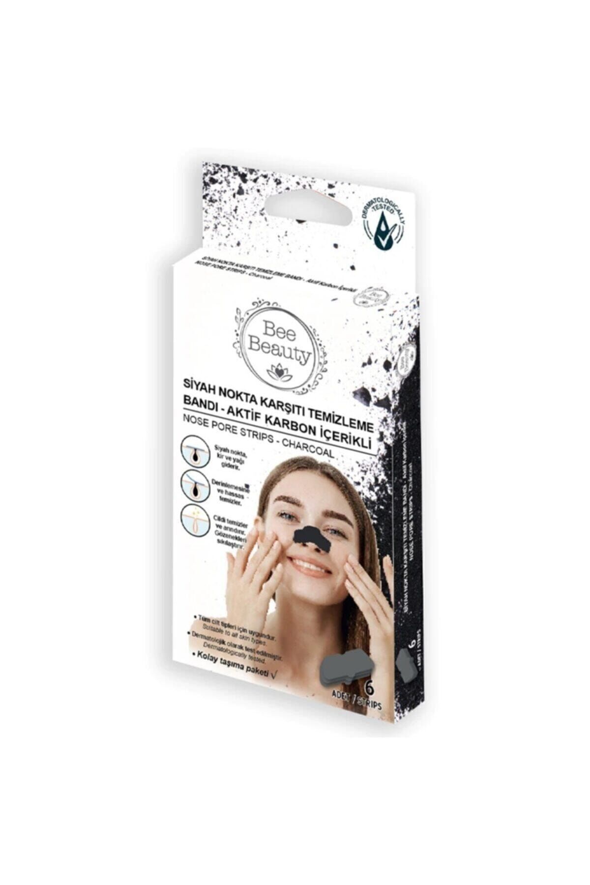 Bee Beauty Aktif Karbon Siyah Nokta Bandı 6 Lı - 8682887940574