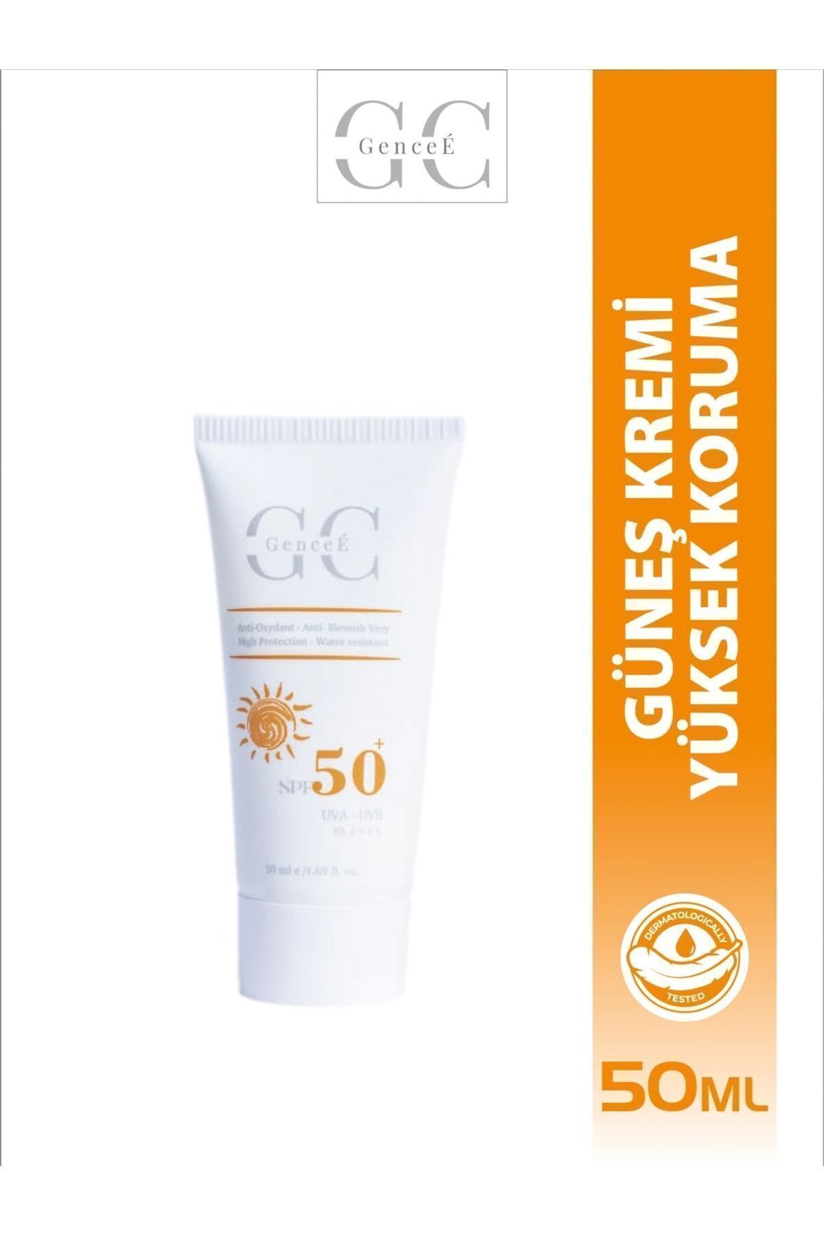 GenceE Yüksek Koruma Spf 50 Leke Karşıtı Güneş Kremi 50 ml