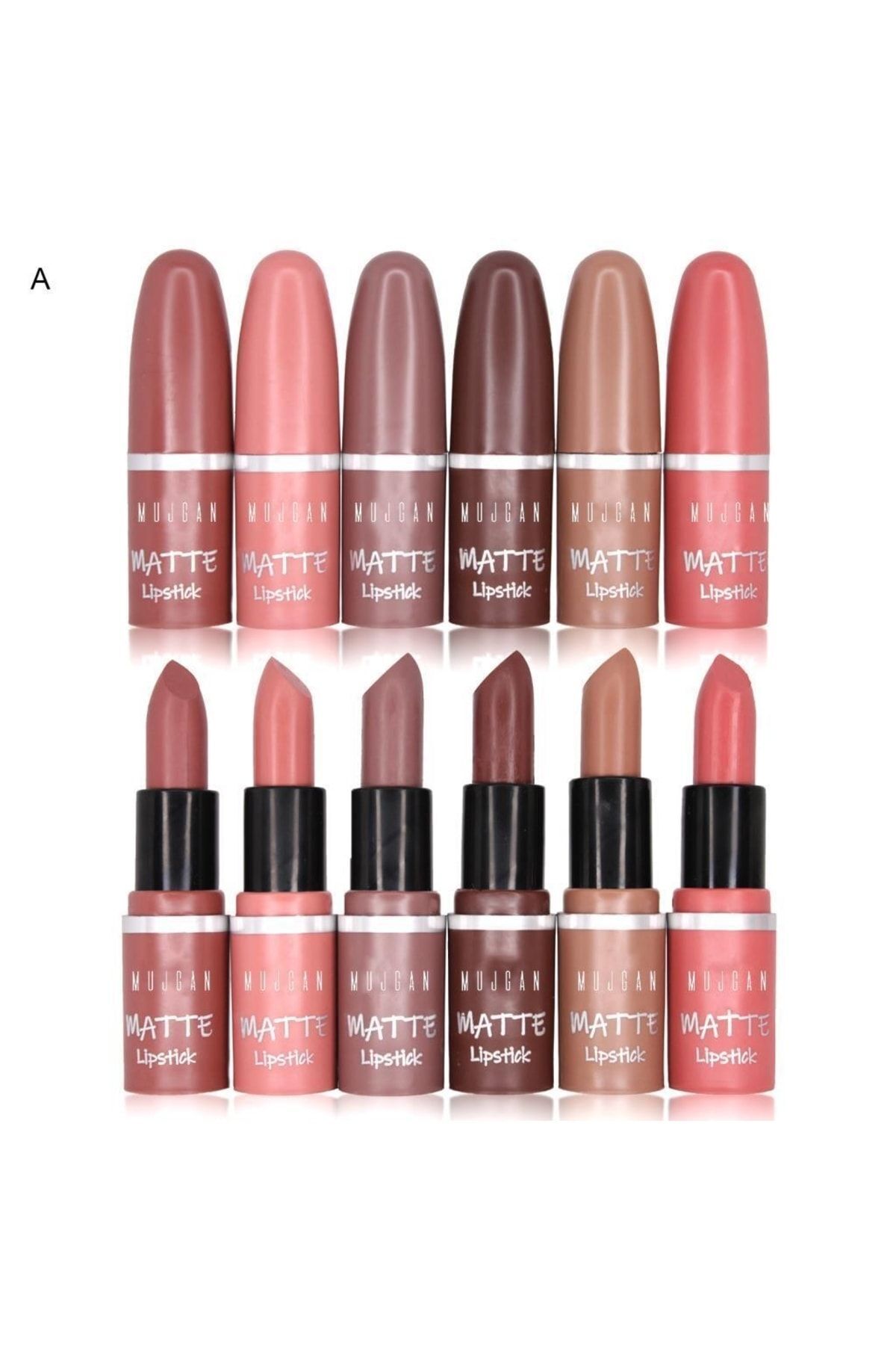 MUJGAN Matte Lipstick Miss Galina 6'lı Ruj Seti A Seti