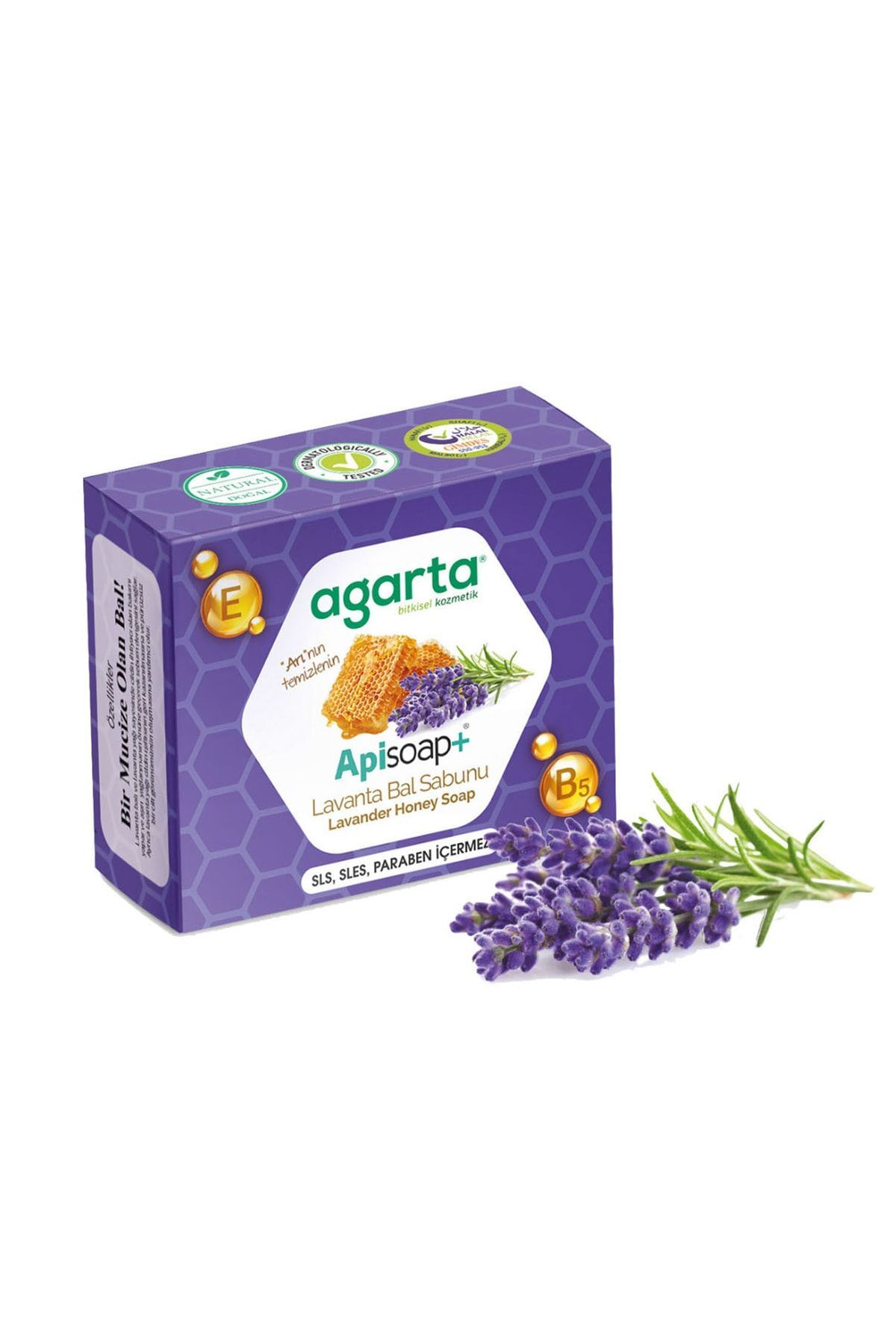 Agarta Doğal El Yapımı Lavanta Bal Sabunu 100 gr