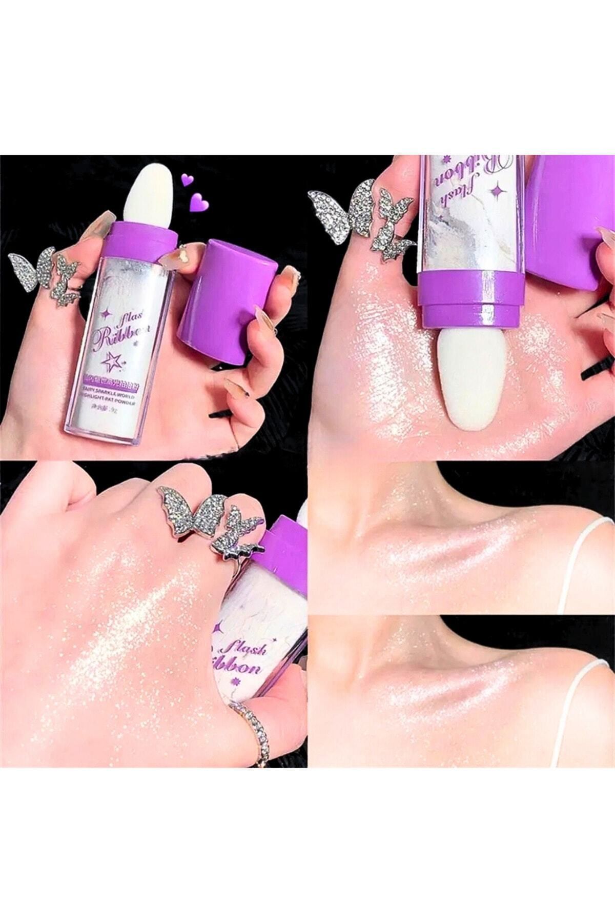 Rose Vücut Simi Body Sparkles Pırıltılı Sim, Yüz Vücut Aydınlatıcı Parlatıcı Toz Sim