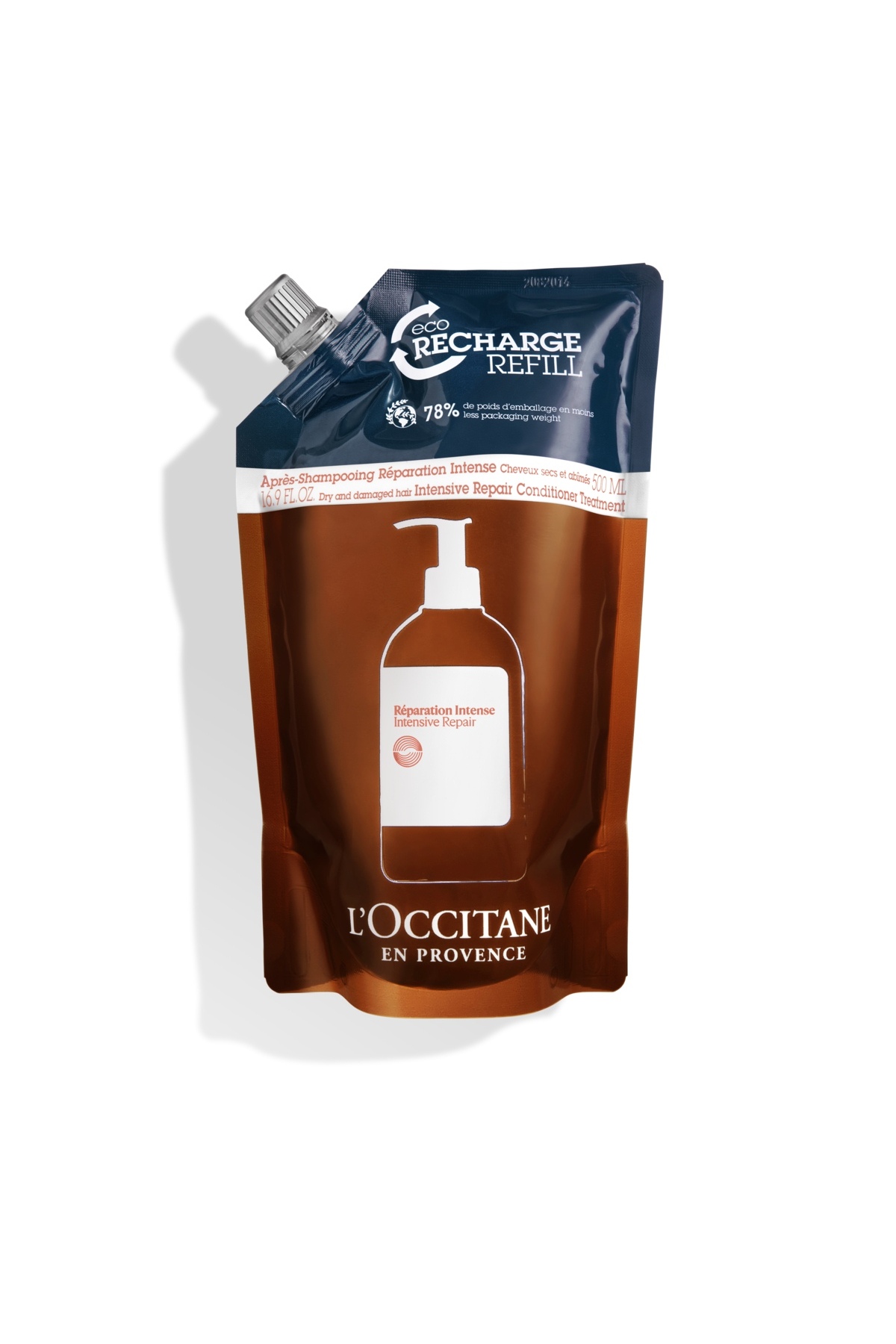 L'Occitane Onarıcı Saç Kremi Eko Yedek (Refill), Kuru ve Hasar Görmüş Saçlar için, 500 ml