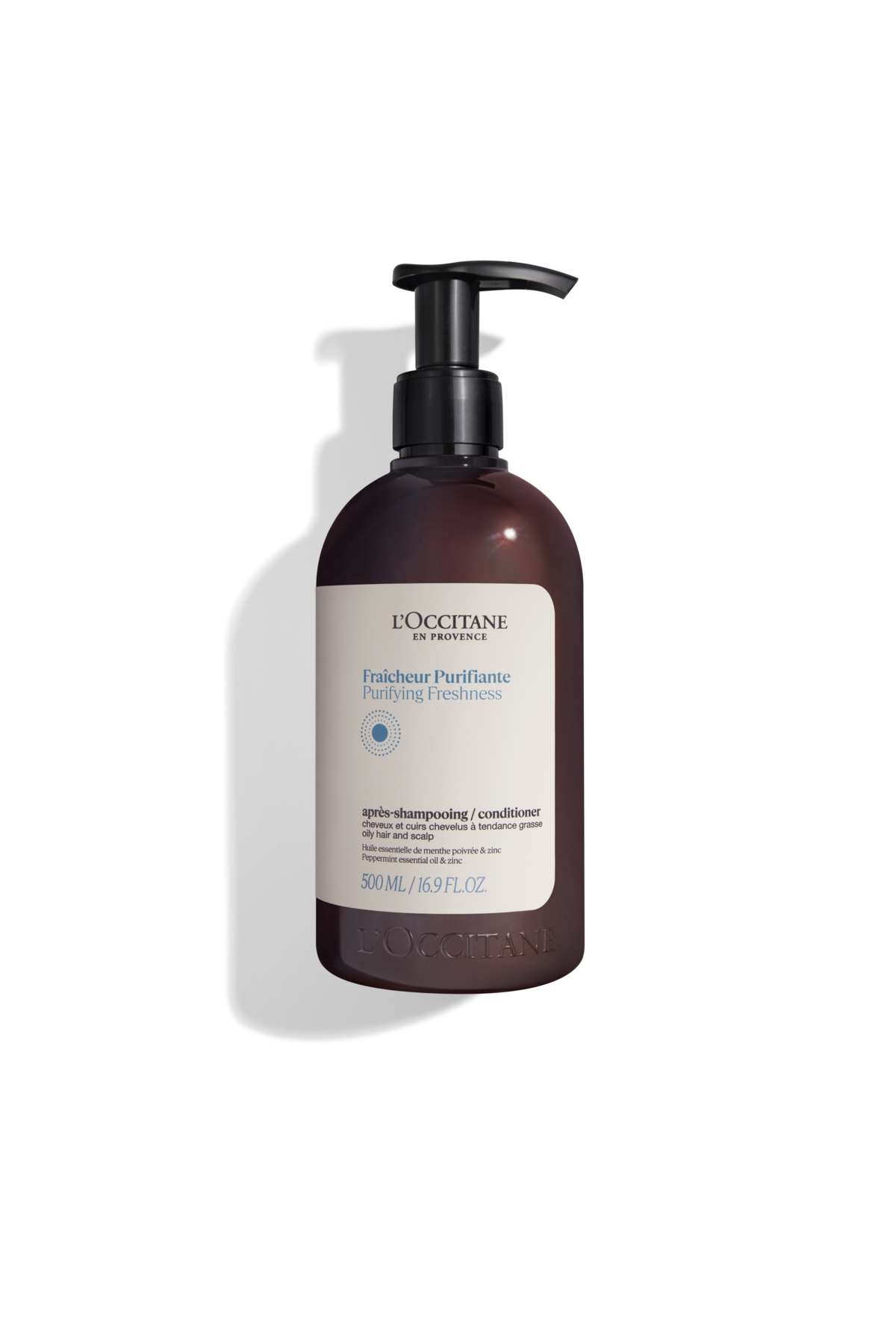 L'Occitane Arındırıcı ve Canlandırıcı Saç Kremi, Tüm Saç Tipleri için, Pompalı, 500 ml