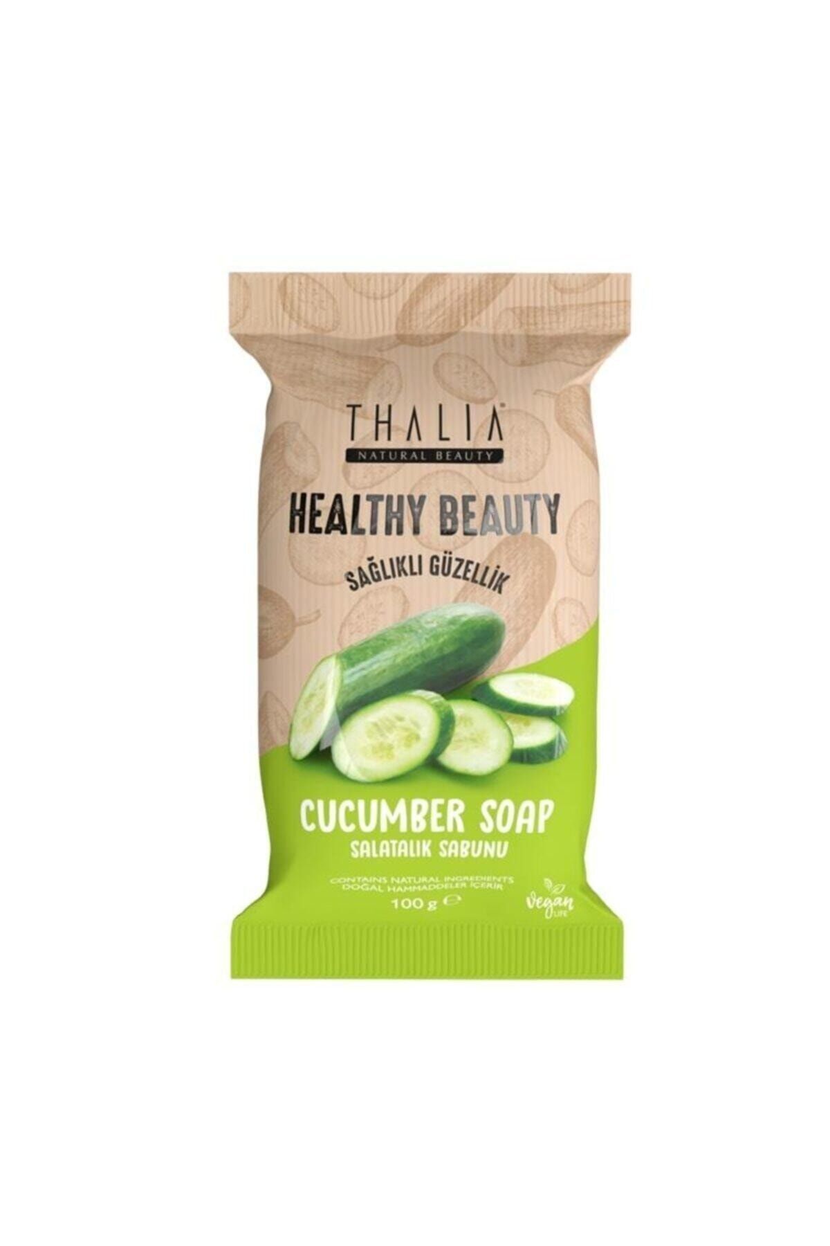 Thalia Tazeleyici Etkili Healthy&beauty Salatalık Özlü Doğal Katı Sabun - 100 gr