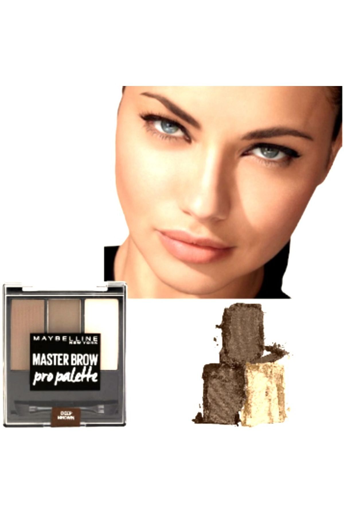 Maybelline New York Maybelline Master Brow Pro Kaş Paleti -kaş Farı -kaş Kalemi 04 Koyu Ton