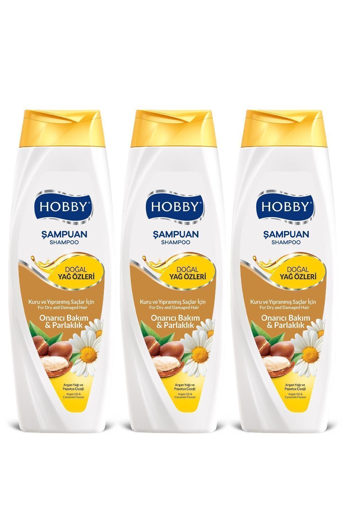 Hobby Argan Yağı Ve Papatya Çiçeği Şampuan 500 Mlx3