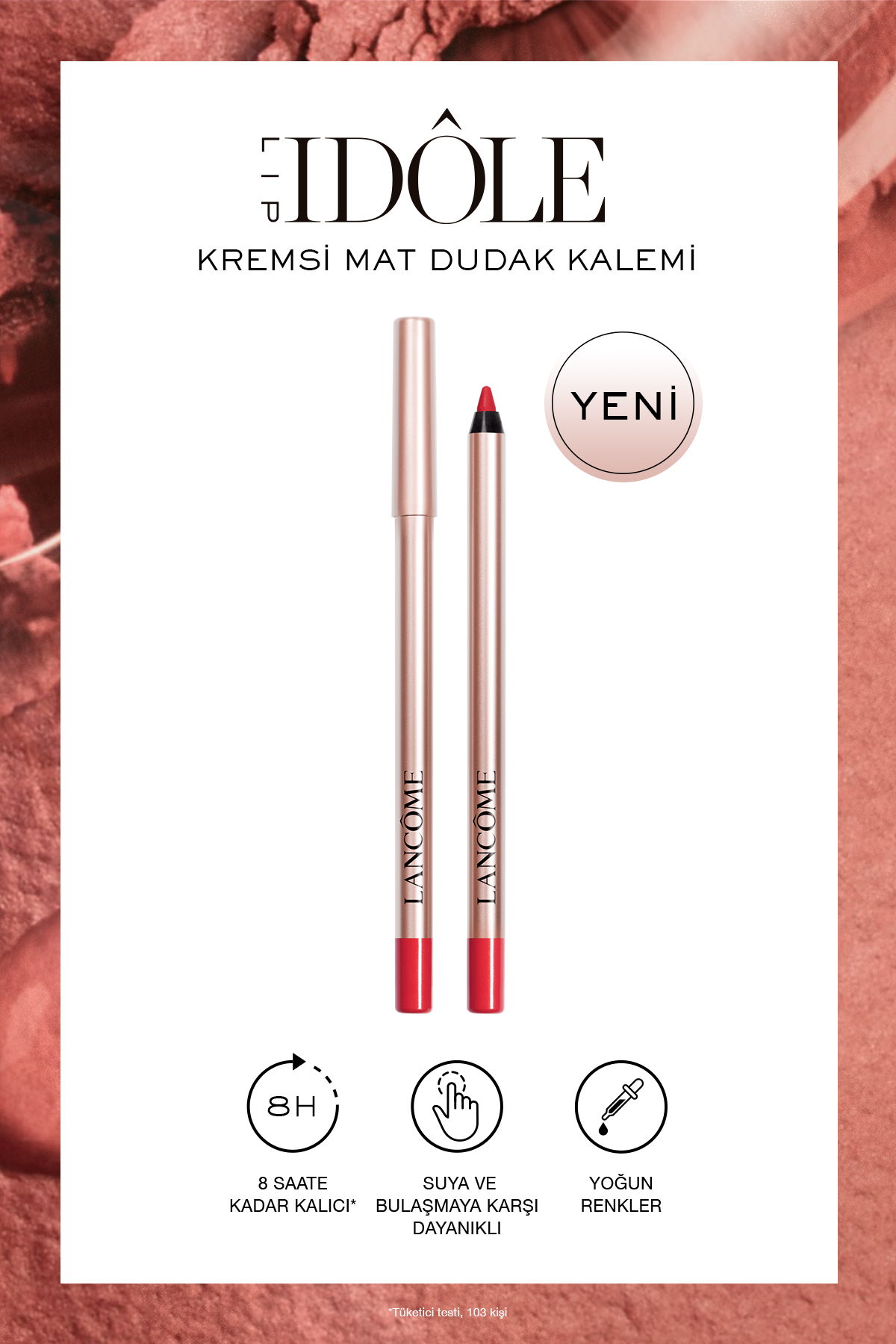 Lancome Lip Idole Liner Kremsi Dudak Kalemi 100- Red Now 3614274212068