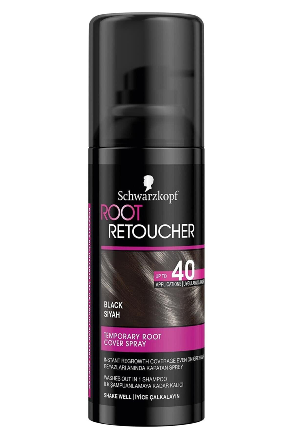 Schwarzkopf Root Retoucher Beyaz Kapatıcı Saç Spreyi Black / Siyah 120ml