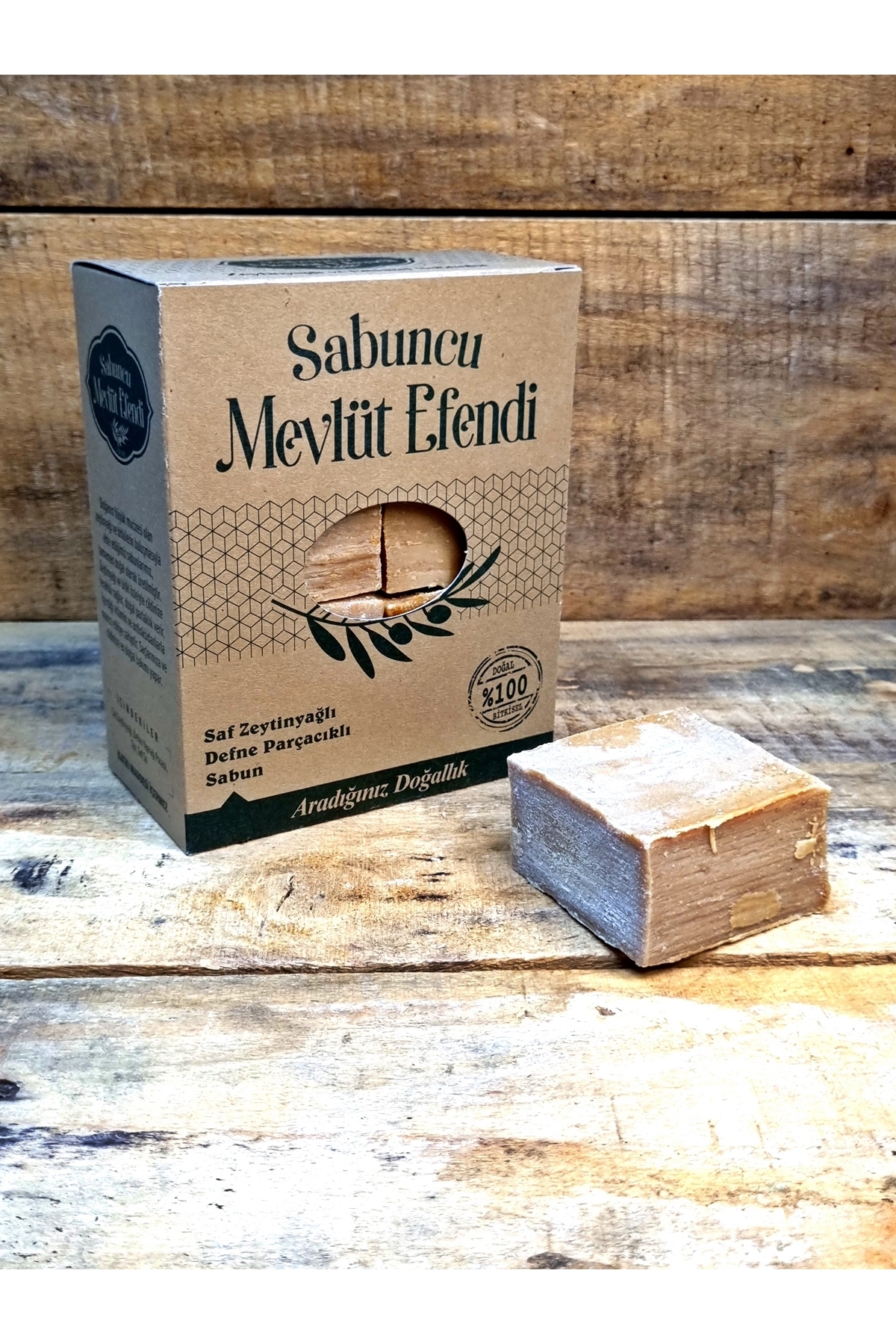 Sabuncu Mevlüt Efendi Saf Zeytinyağlı Defne Parçacıklı Sabun 1 Kg (8 ADET)