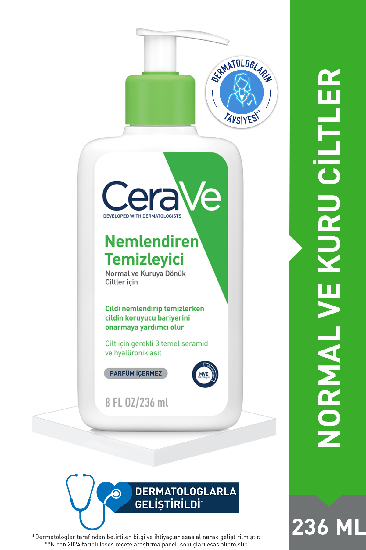 CeraVe Hydrating Cleanser Normal & Kuruya Dönük Ciltler Için 236 ml