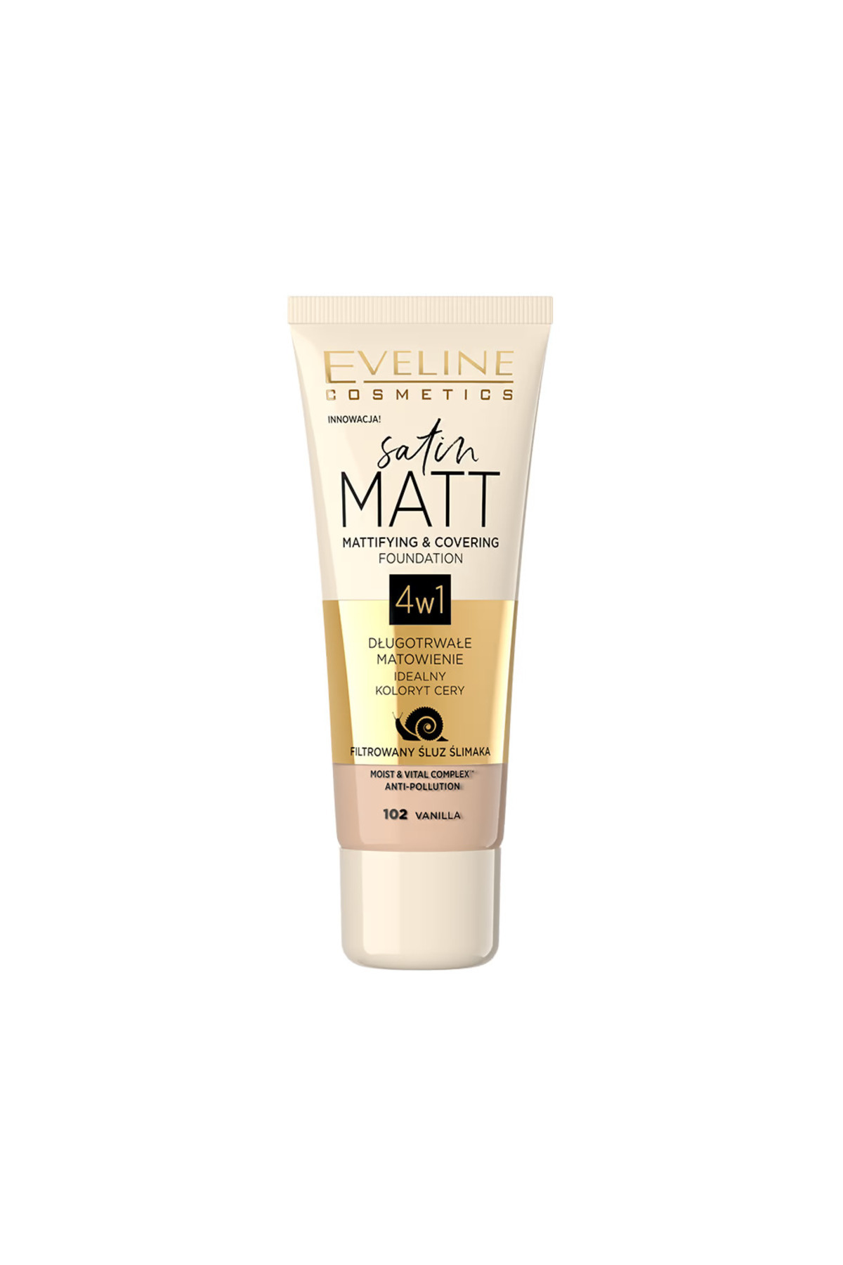 Eveline Cosmetics SATIN MATT MATLAŞTIRICI & KAPATICI SATEN MAT FONDÖTEN